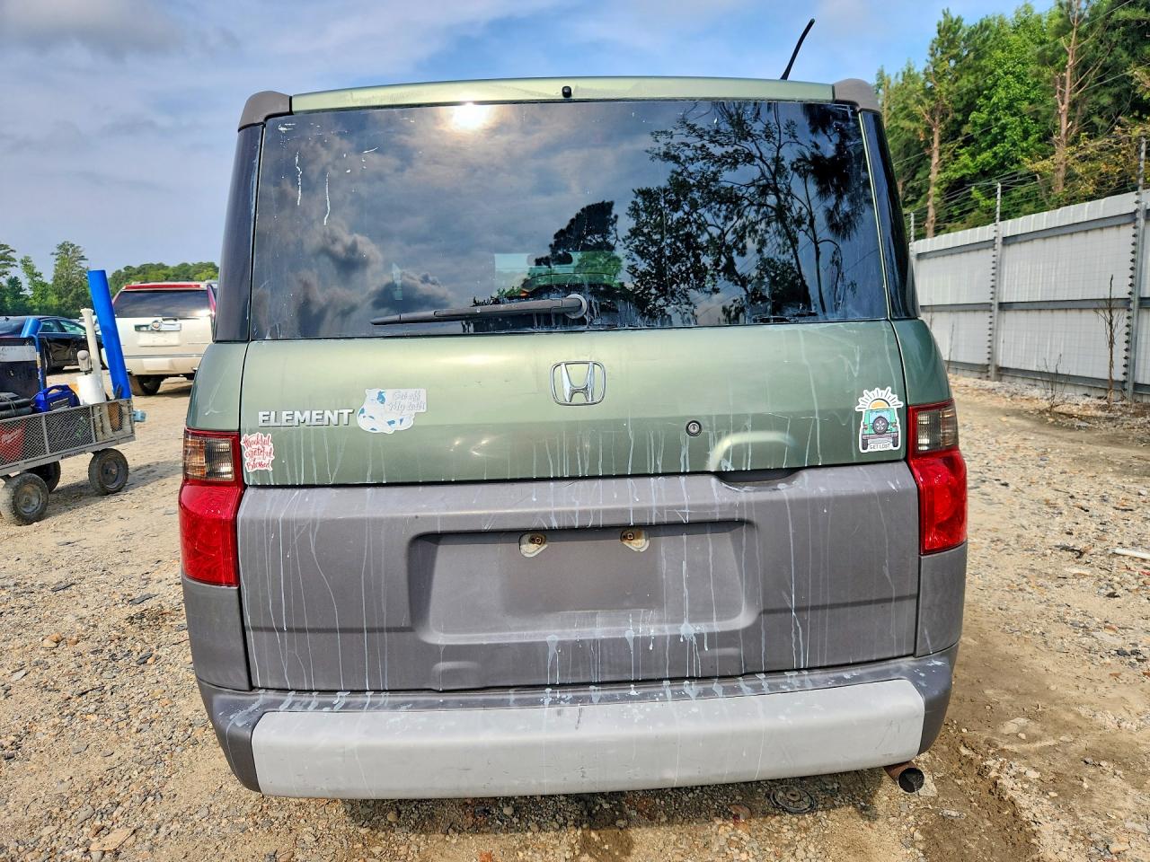 2004 Honda Element Ex Green vin: 5J6YH28554L023537