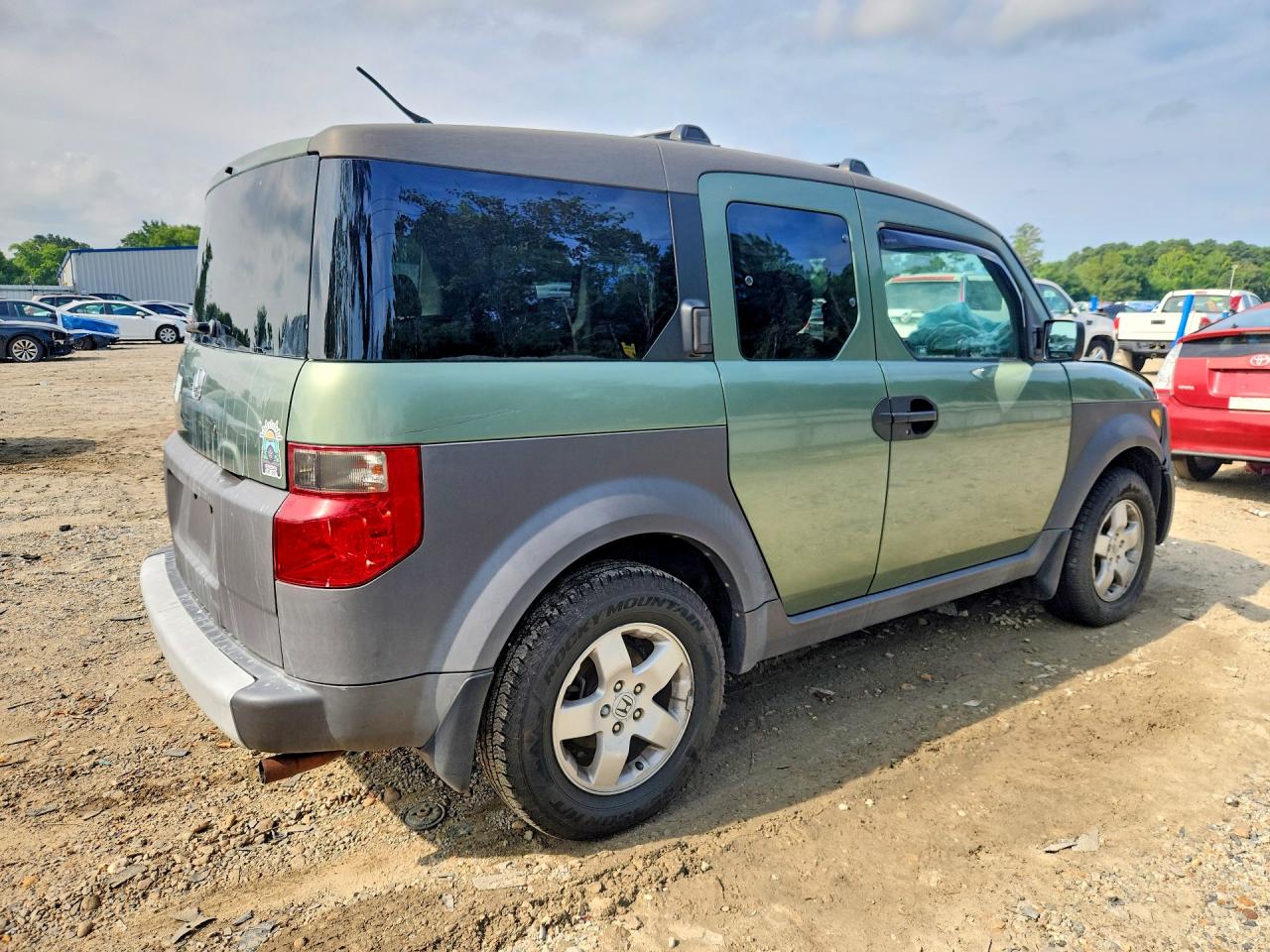 2004 Honda Element Ex Green vin: 5J6YH28554L023537