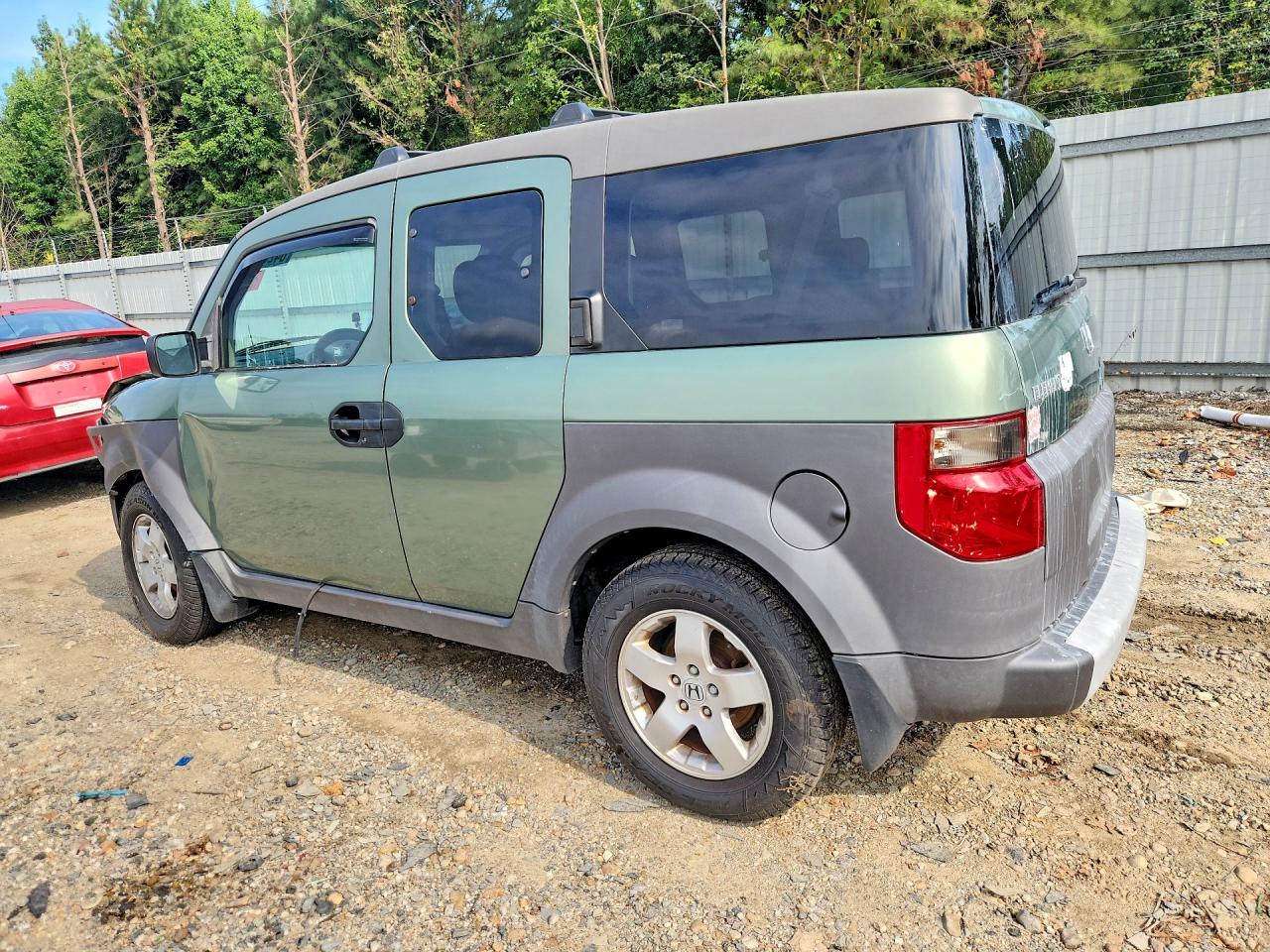 2004 Honda Element Ex Green vin: 5J6YH28554L023537