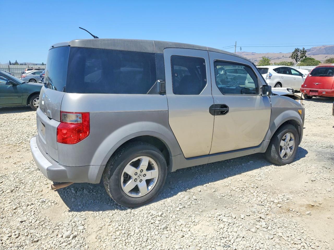 2004 Honda Element Ex Silver vin: 5J6YH28554L023828