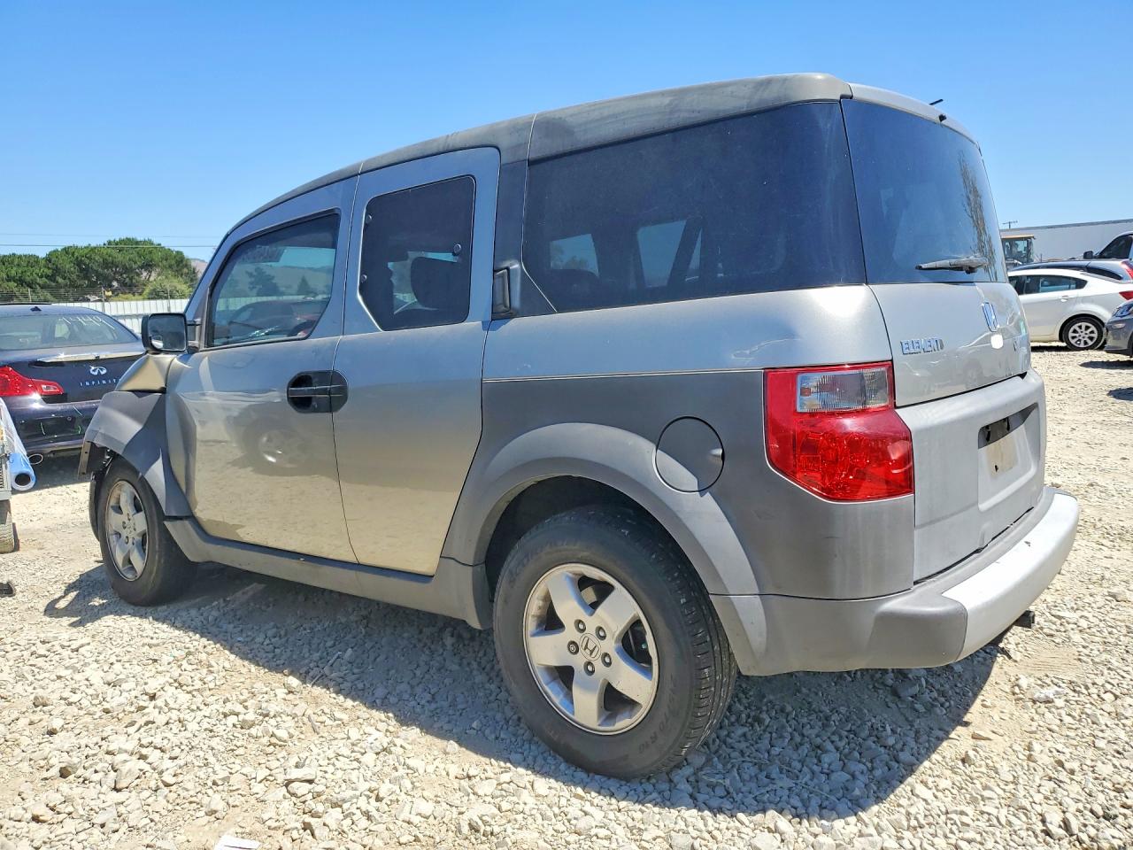 2004 Honda Element Ex Silver vin: 5J6YH28554L023828