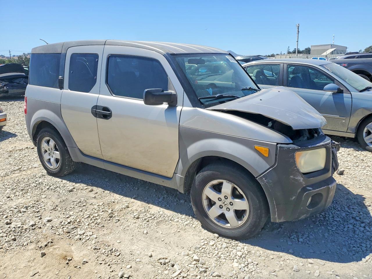 2004 Honda Element Ex Silver vin: 5J6YH28554L023828