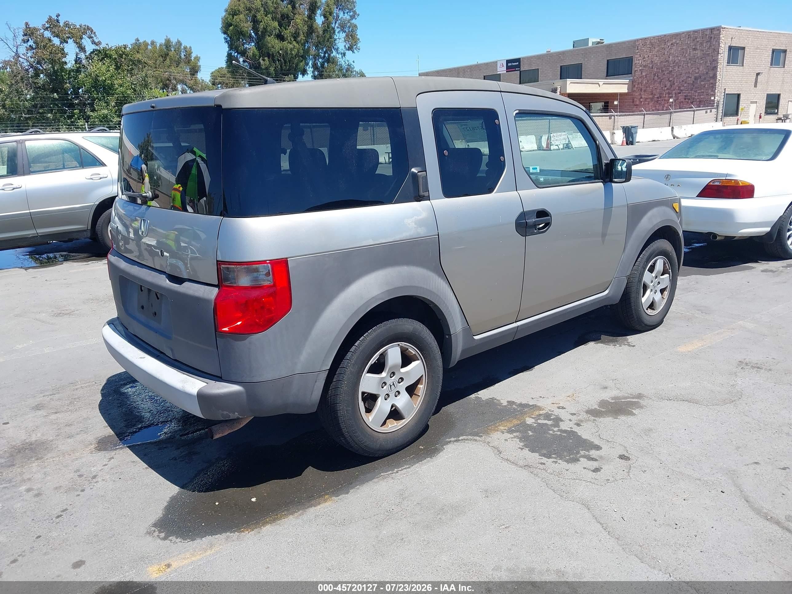 2003 Honda Element Ex Gray vin: 5J6YH28563L016739