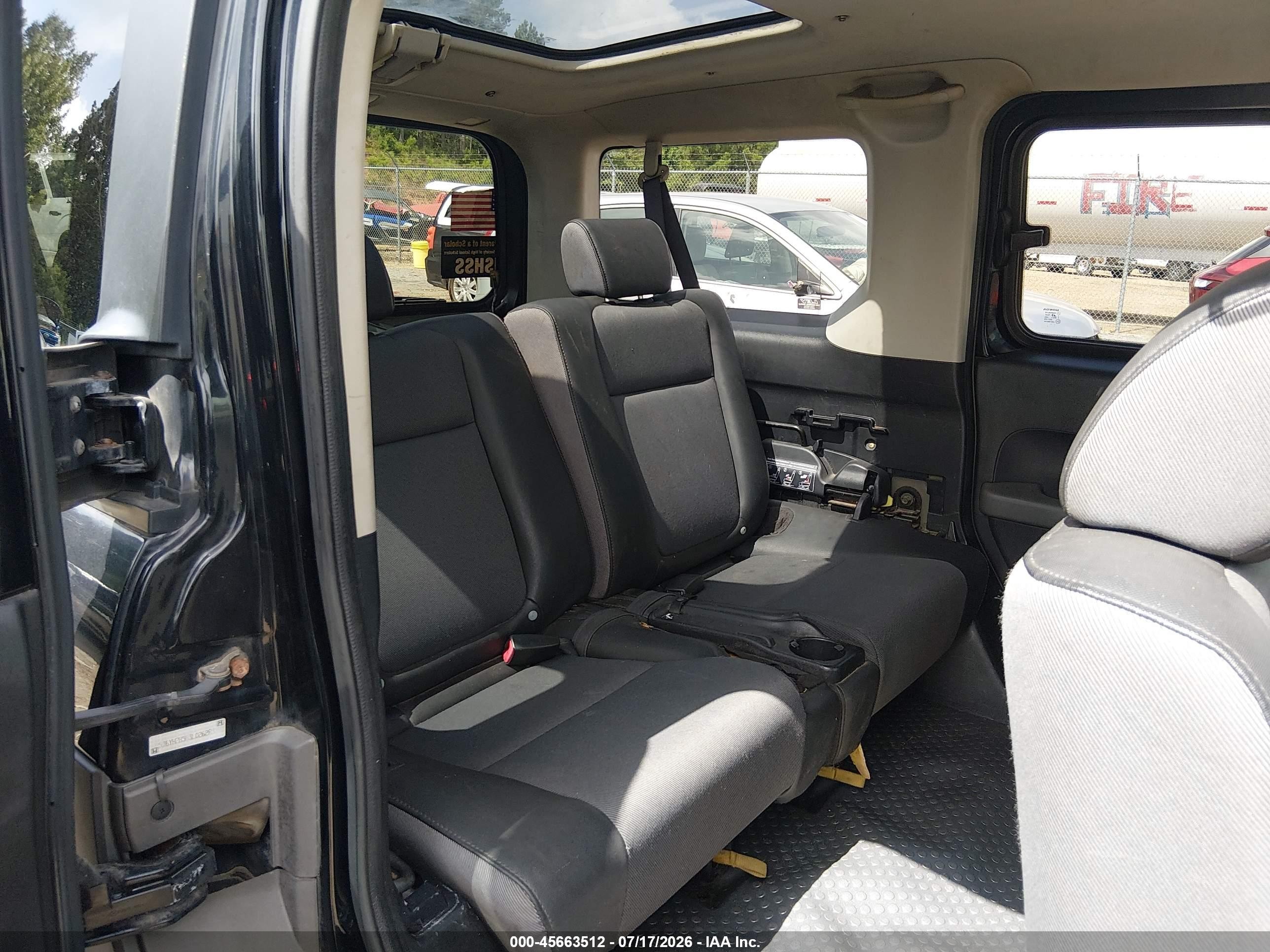 2003 Honda Element Ex Black vin: 5J6YH28563L026283