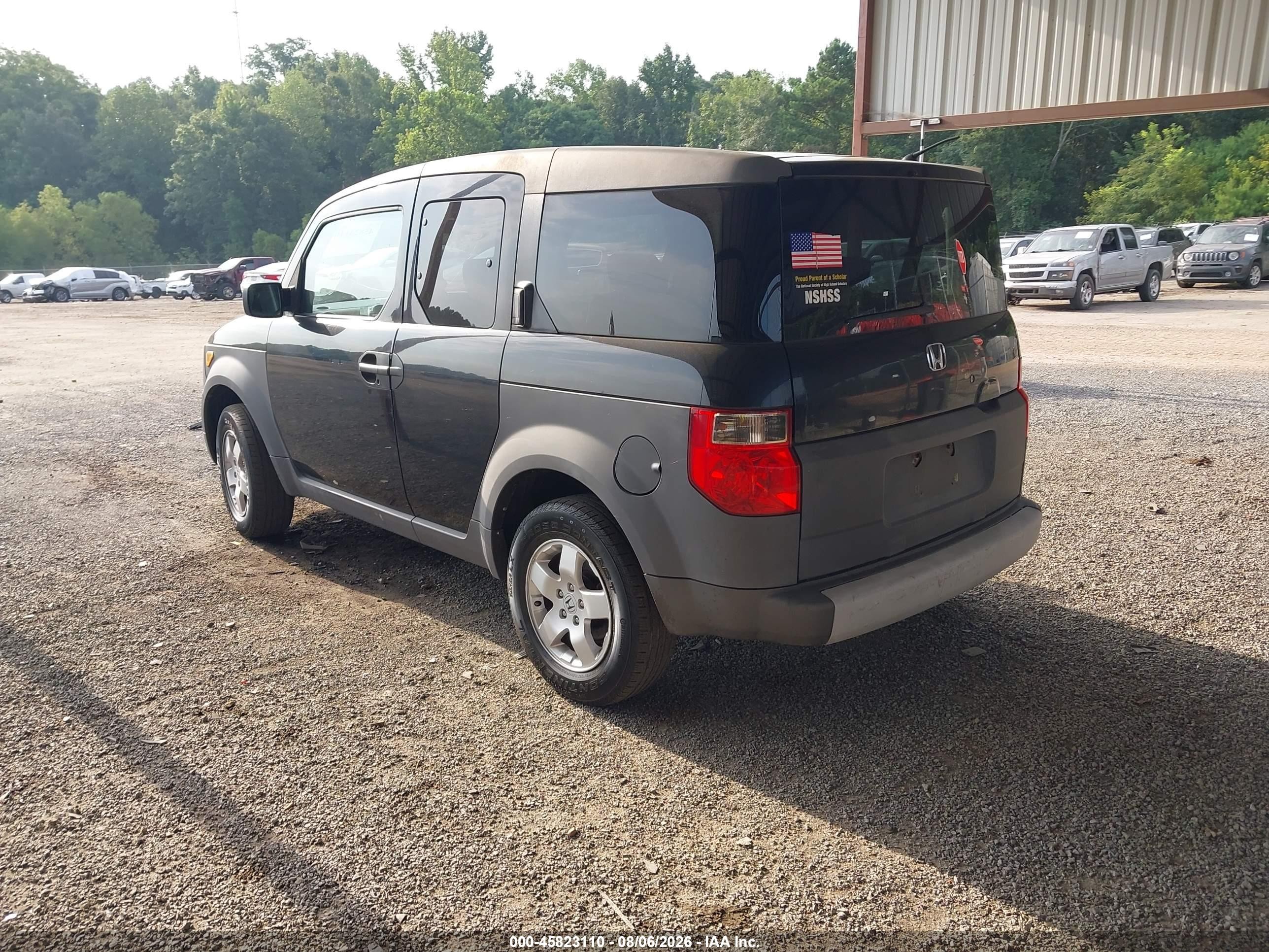 2003 Honda Element Ex Black vin: 5J6YH28563L026283