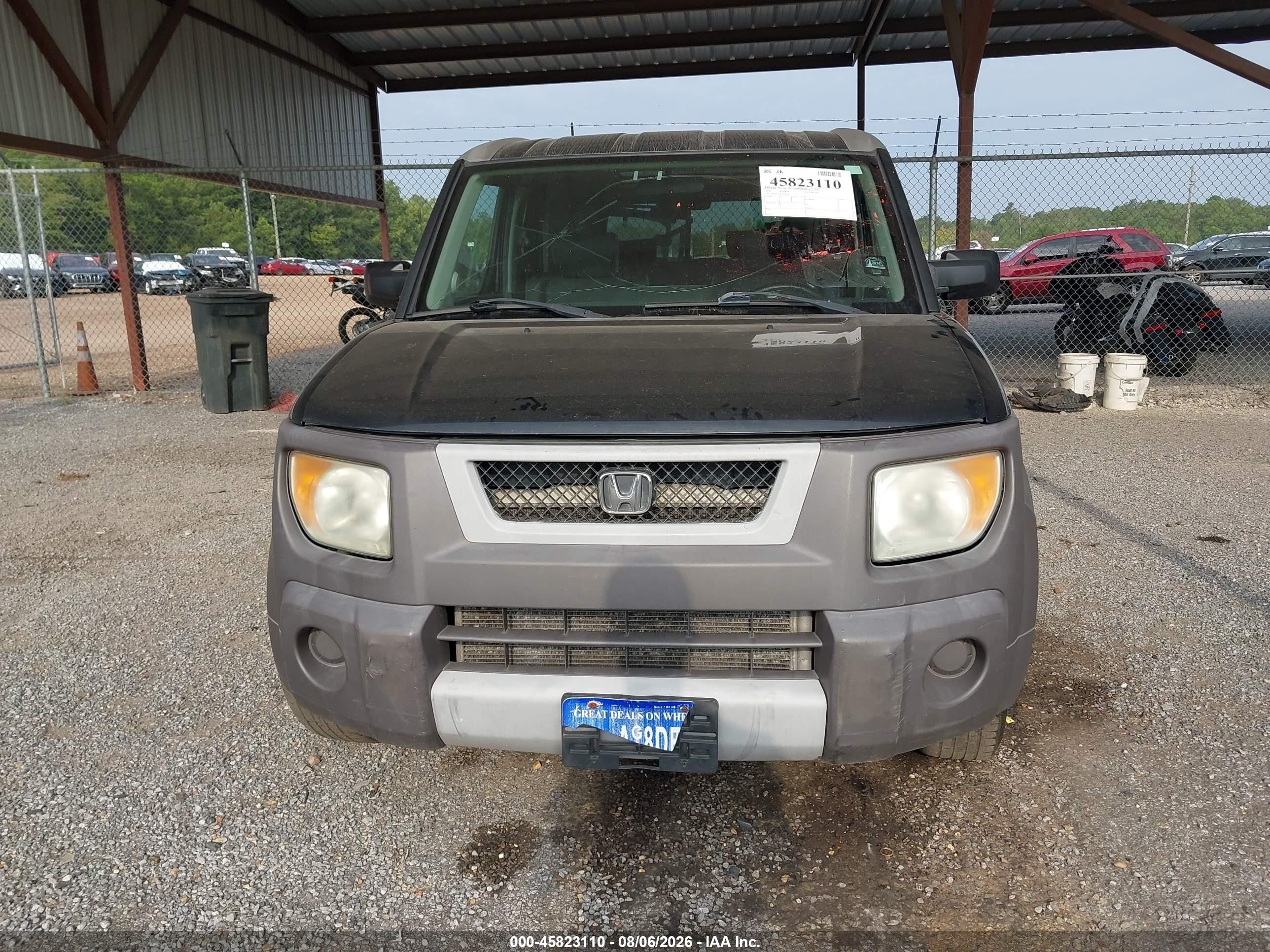 2003 Honda Element Ex Black vin: 5J6YH28563L026283
