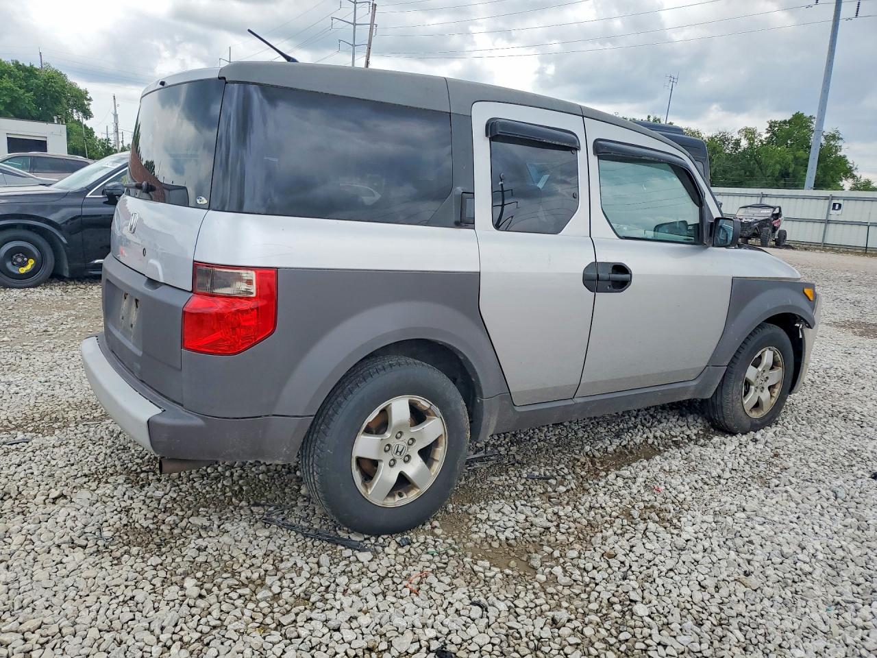 2003 Honda Element Ex Silver vin: 5J6YH28563L028146