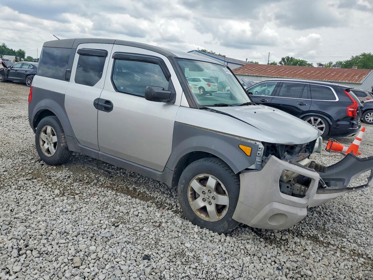 2003 Honda Element Ex Silver vin: 5J6YH28563L028146