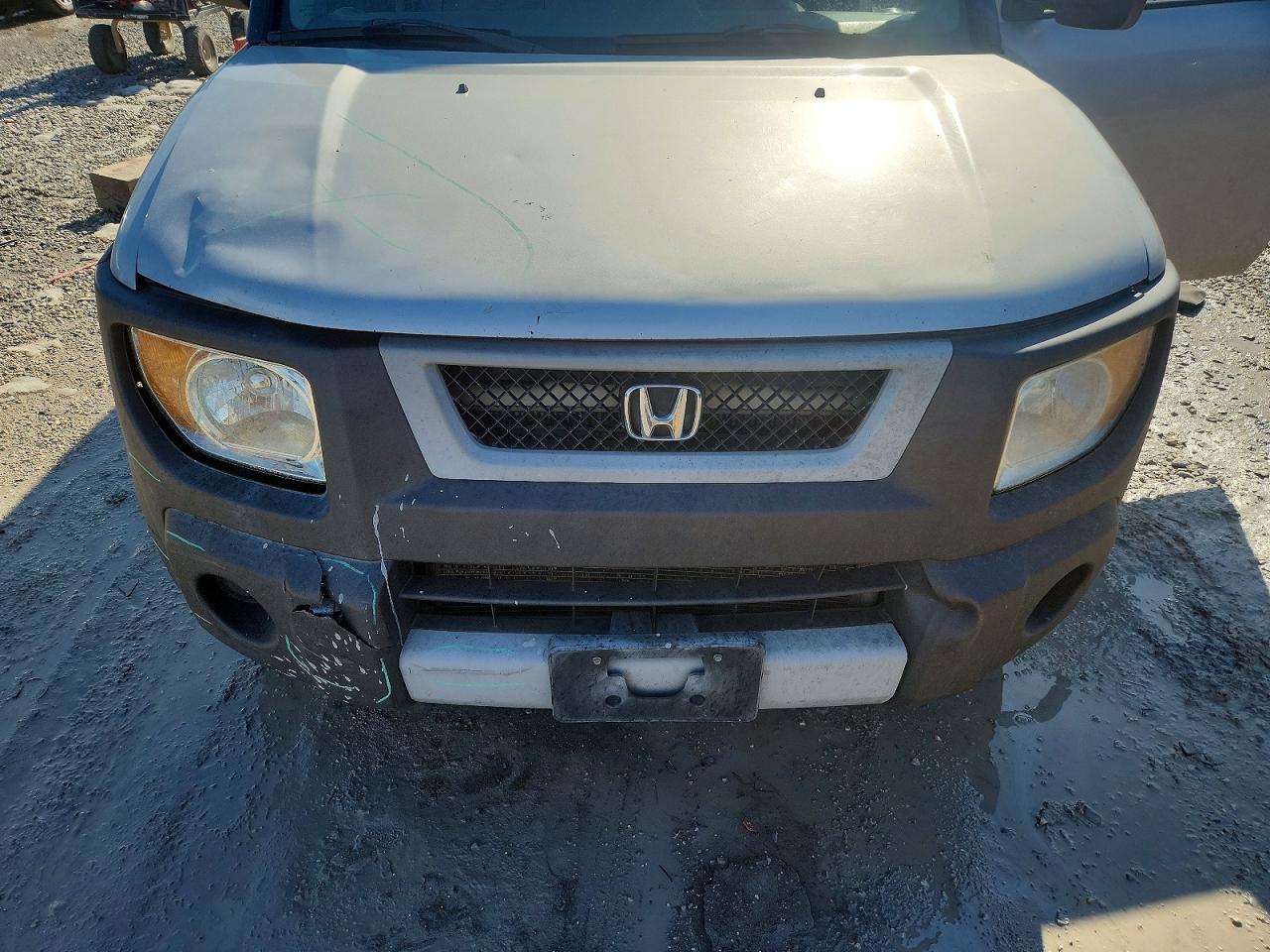 2003 Honda Element Ex Gray vin: 5J6YH28563L043231