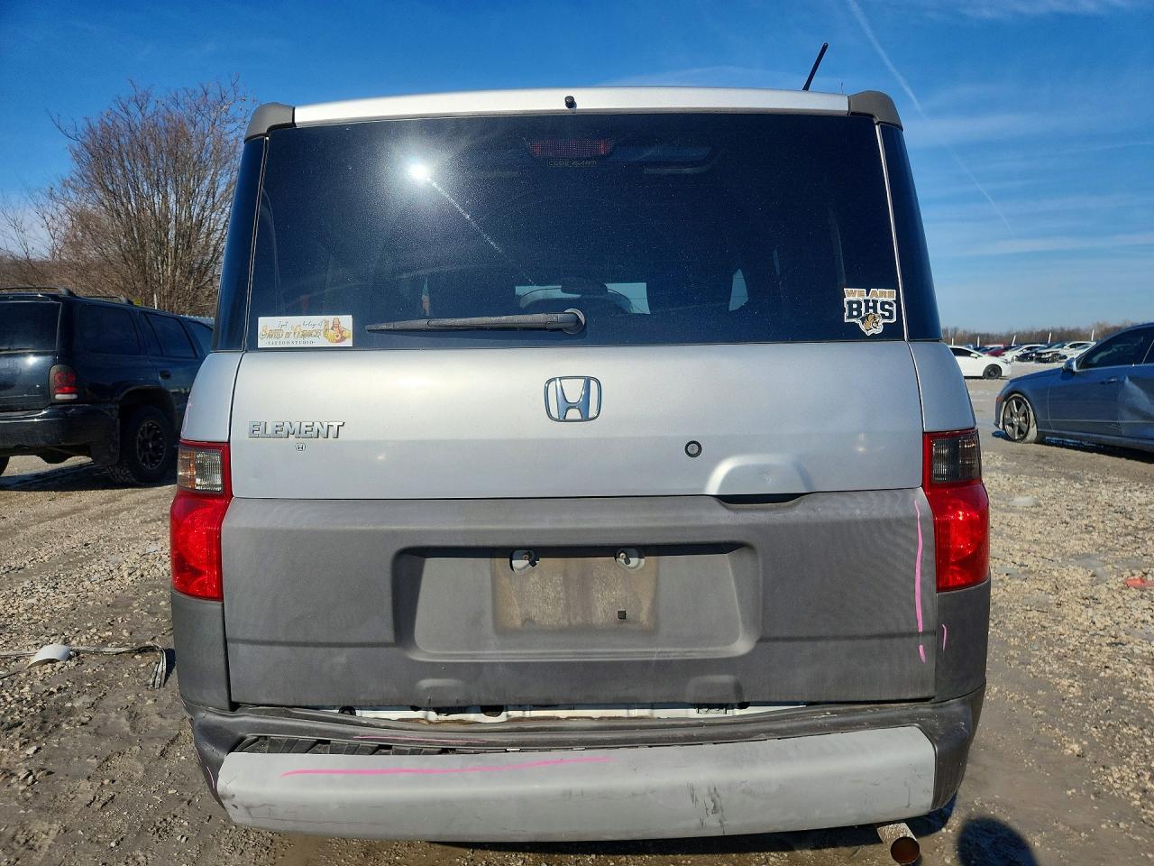 2003 Honda Element Ex Gray vin: 5J6YH28563L043231