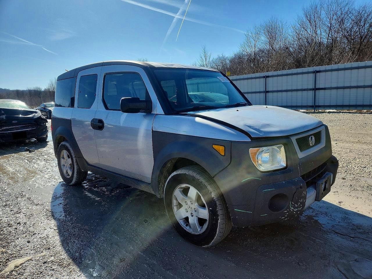 2003 Honda Element Ex Gray vin: 5J6YH28563L043231