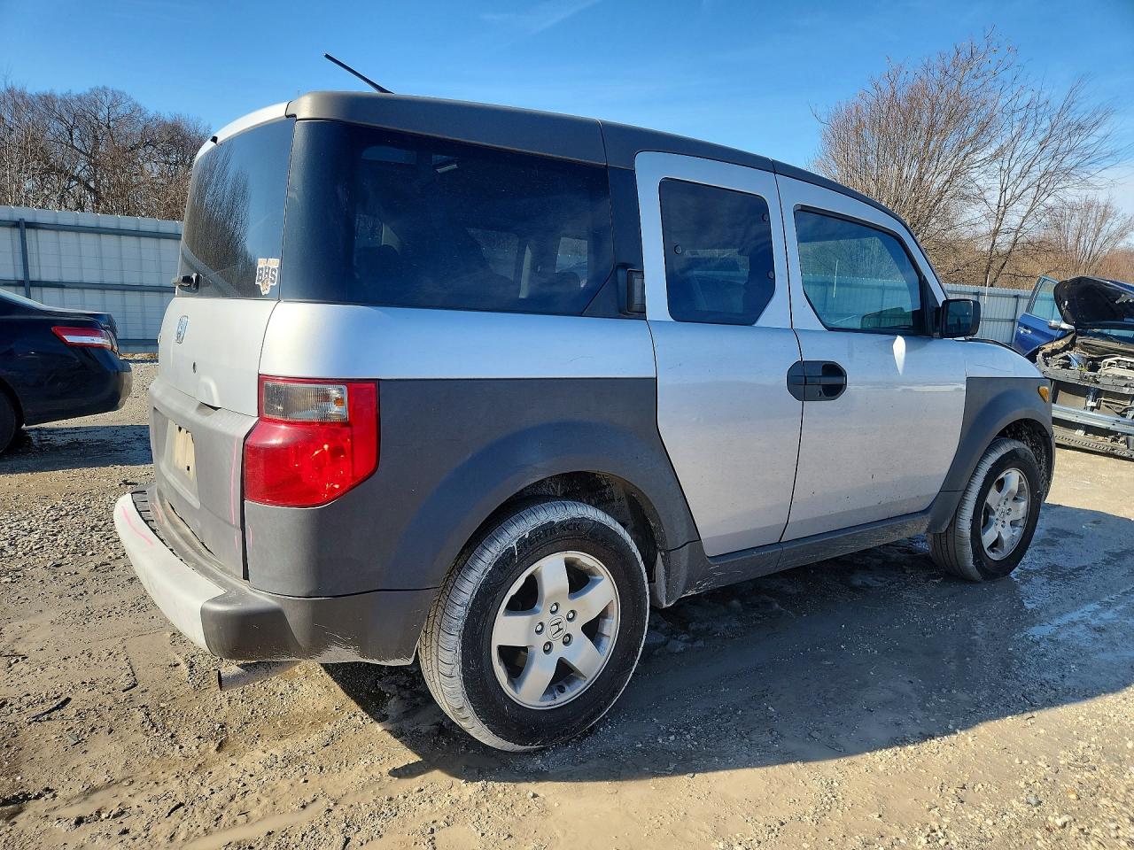 2003 Honda Element Ex Gray vin: 5J6YH28563L043231