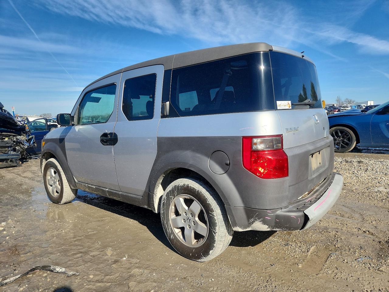 2003 Honda Element Ex Gray vin: 5J6YH28563L043231