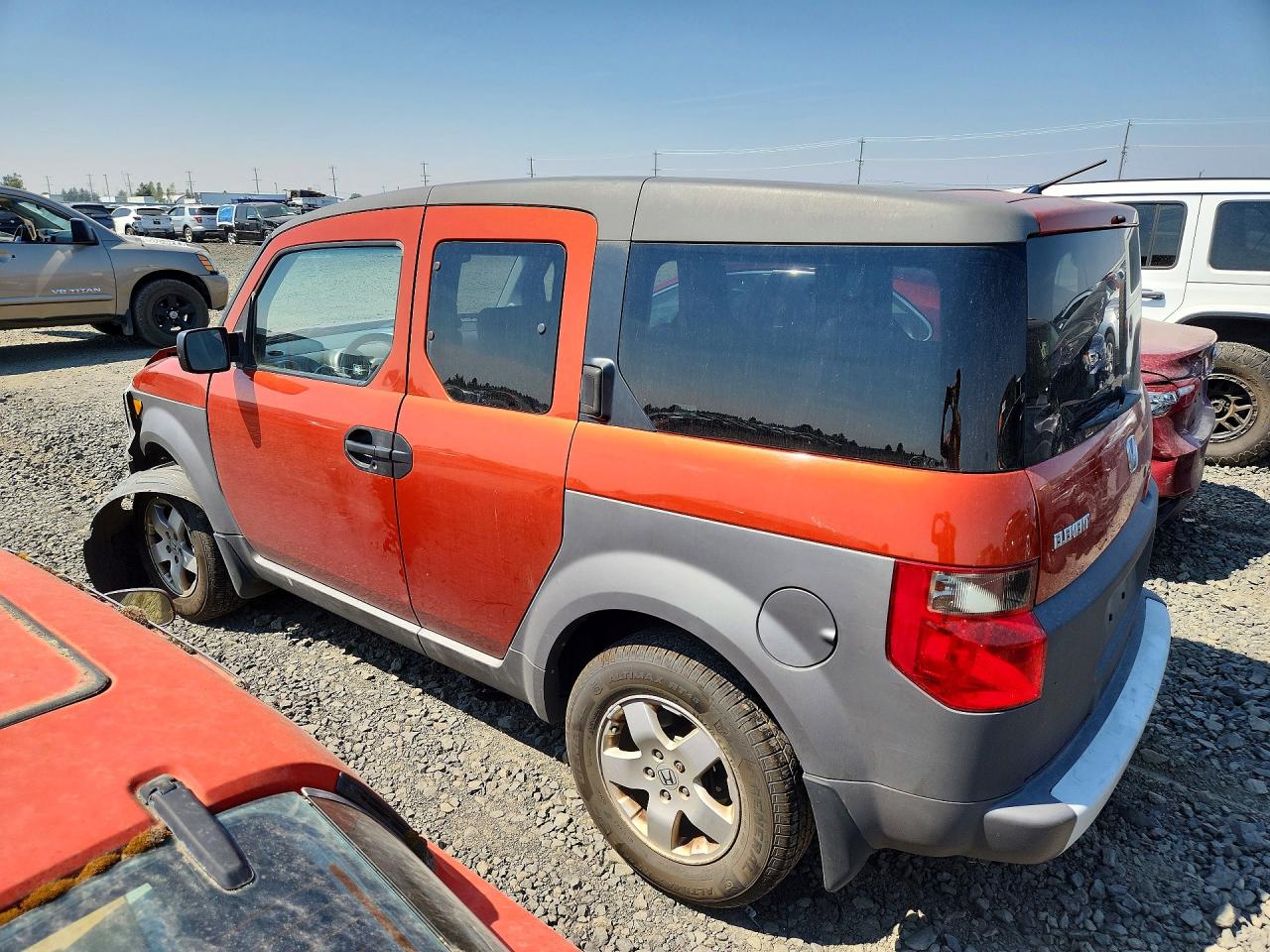 2003 Honda Element Ex Orange vin: 5J6YH28563L047201