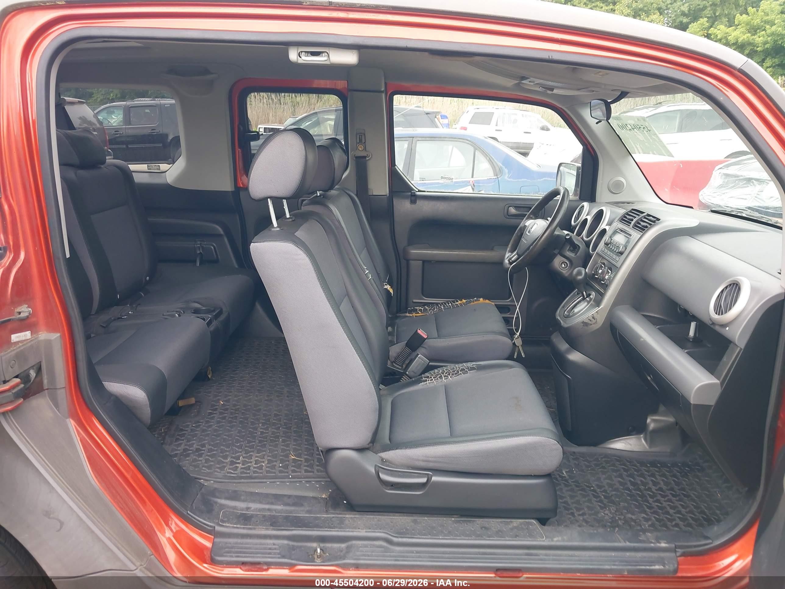 2003 Honda Element Ex Orange vin: 5J6YH28563L047215