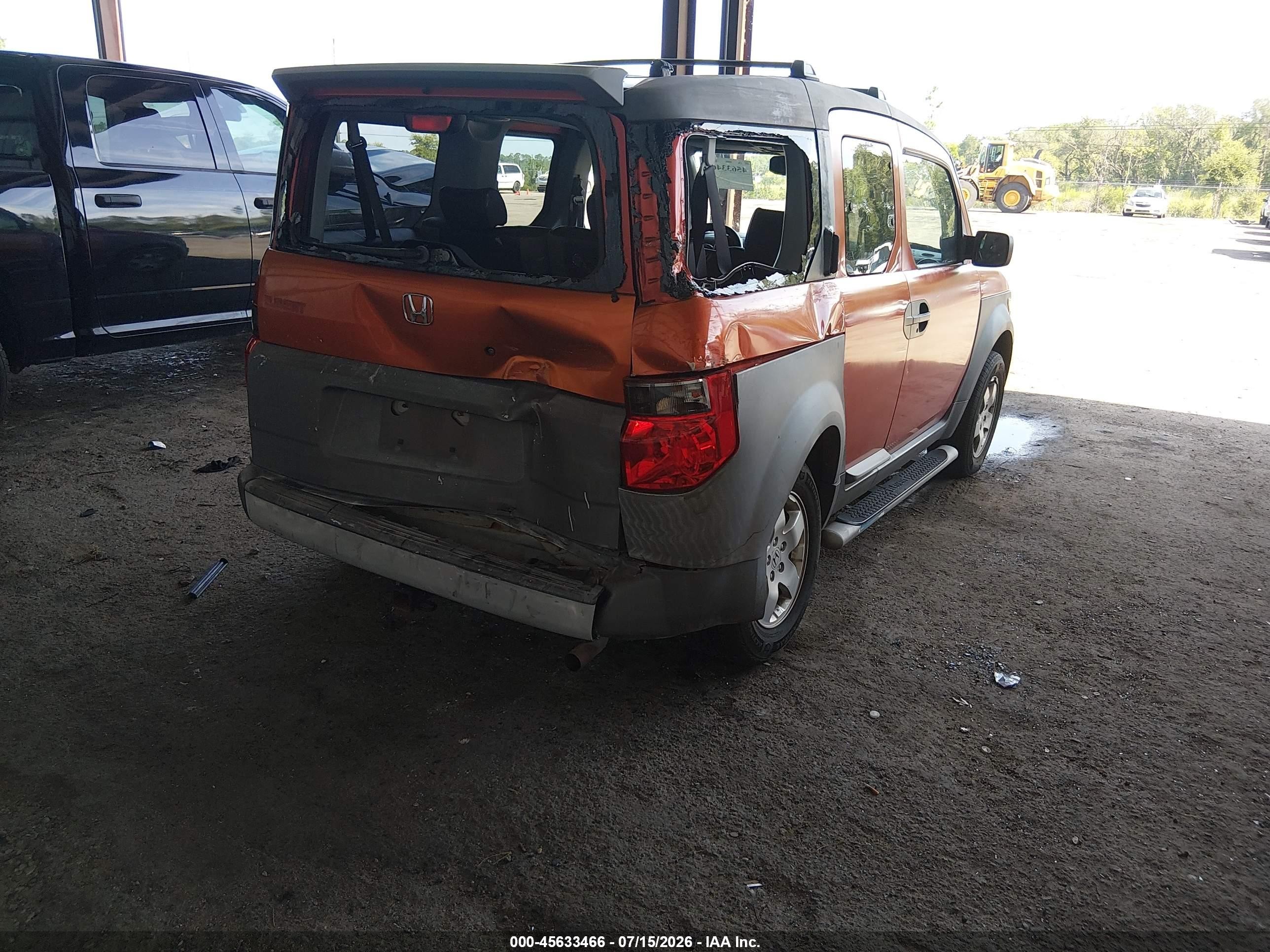 2004 Honda Element Ex Оранжевый vin: 5J6YH28564L008724