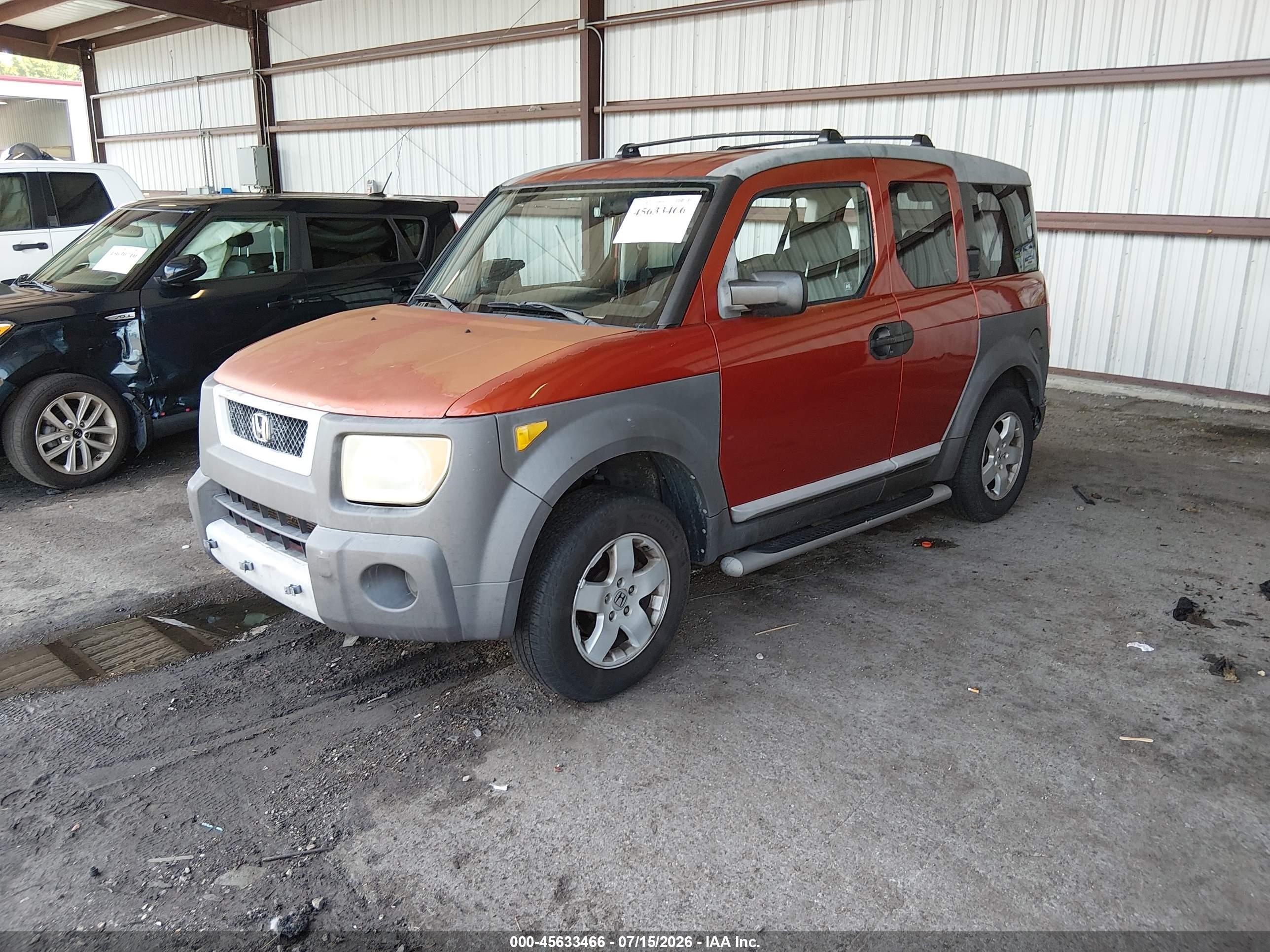 2004 Honda Element Ex Оранжевый vin: 5J6YH28564L008724