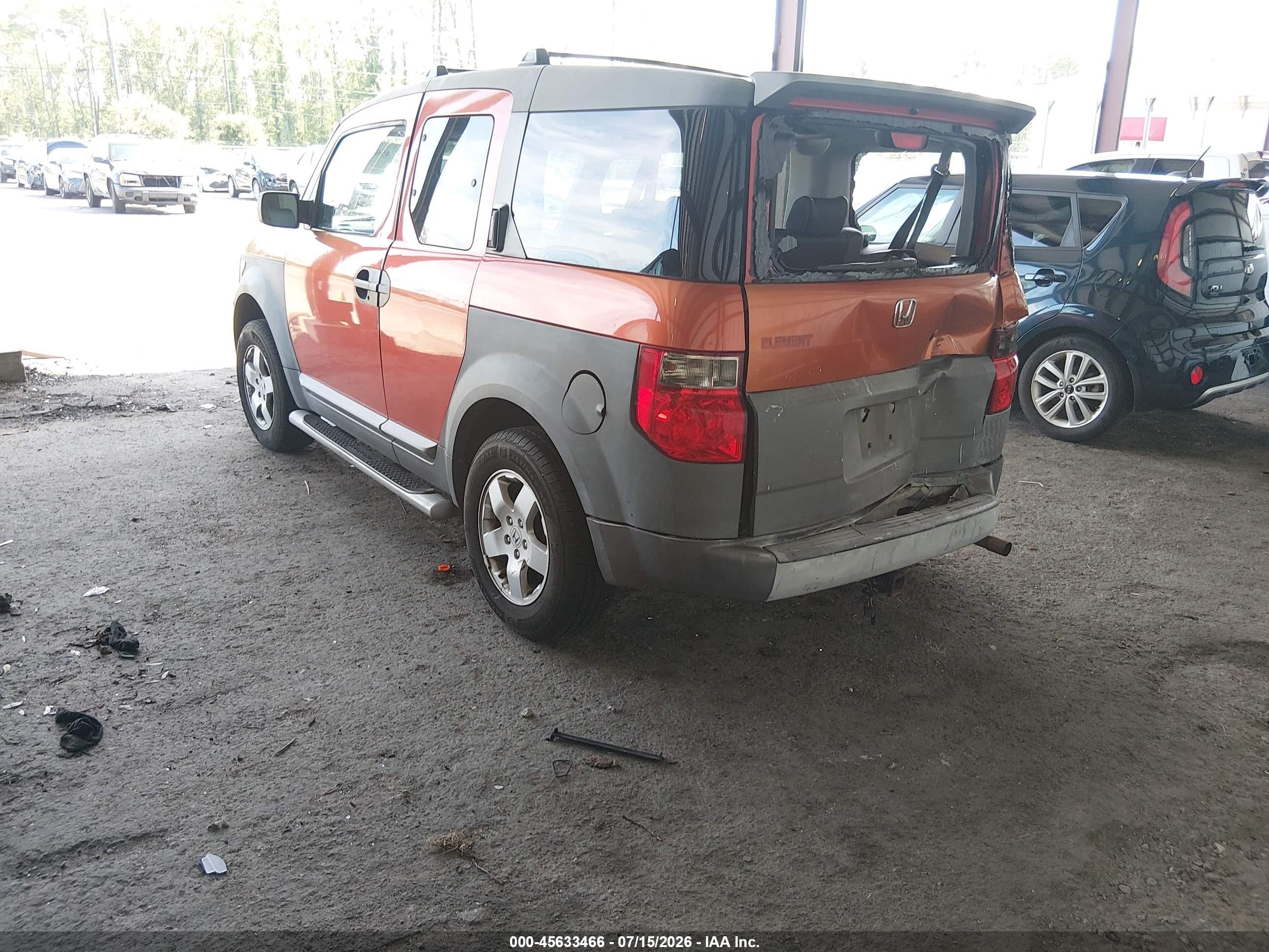 2004 Honda Element Ex Оранжевый vin: 5J6YH28564L008724