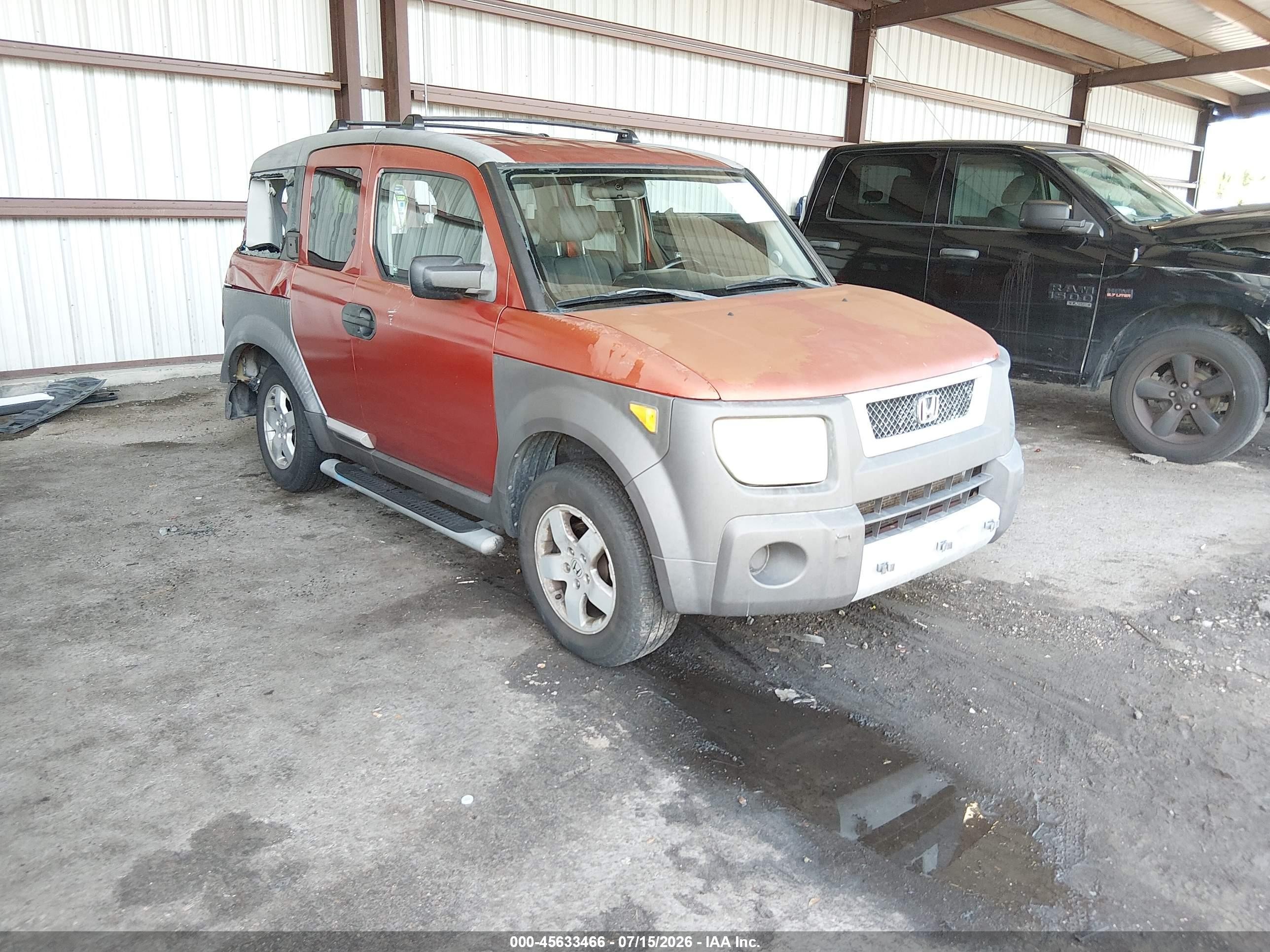 2004 Honda Element Ex Orange vin: 5J6YH28564L008724