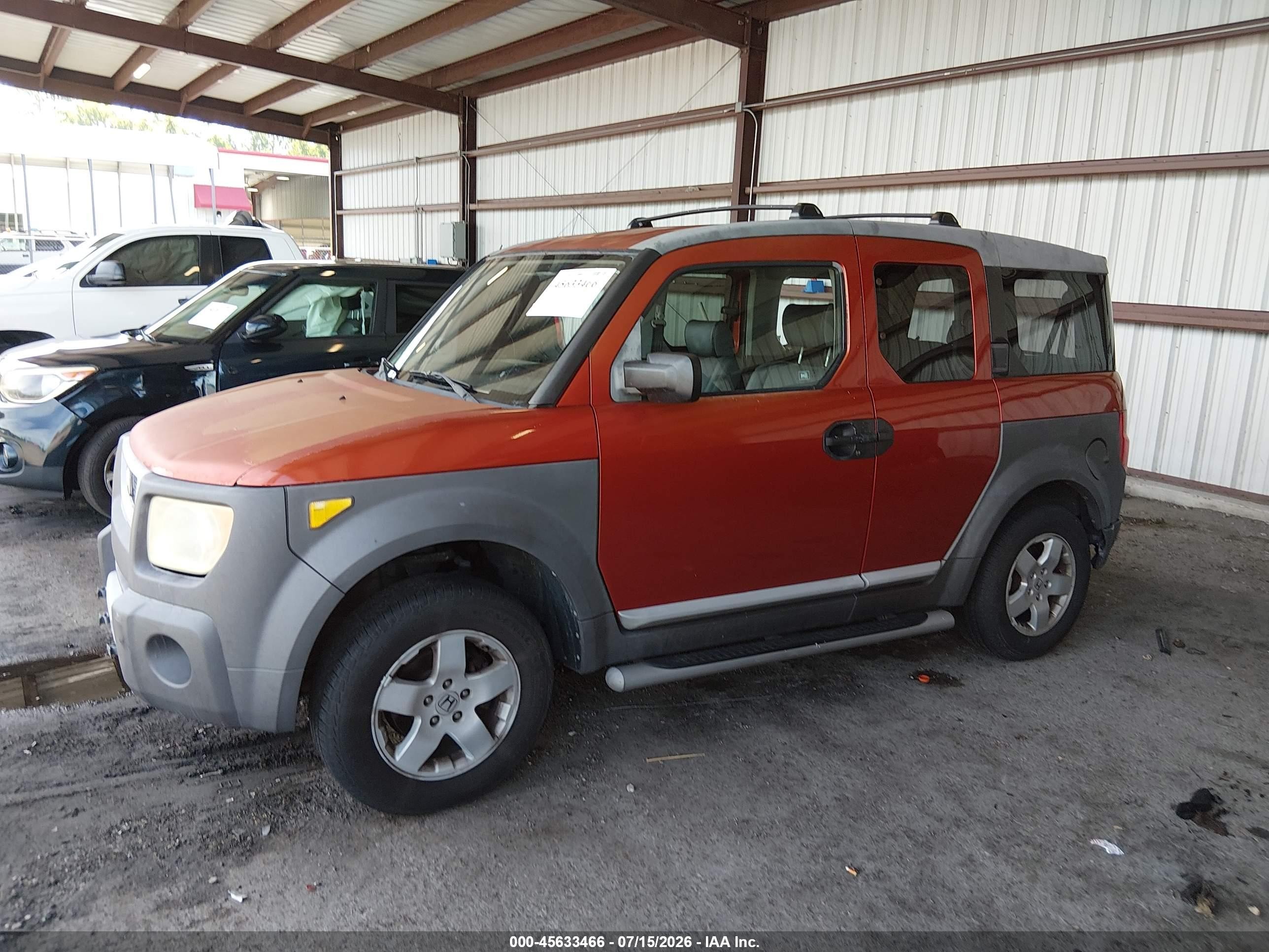 2004 Honda Element Ex Оранжевый vin: 5J6YH28564L008724