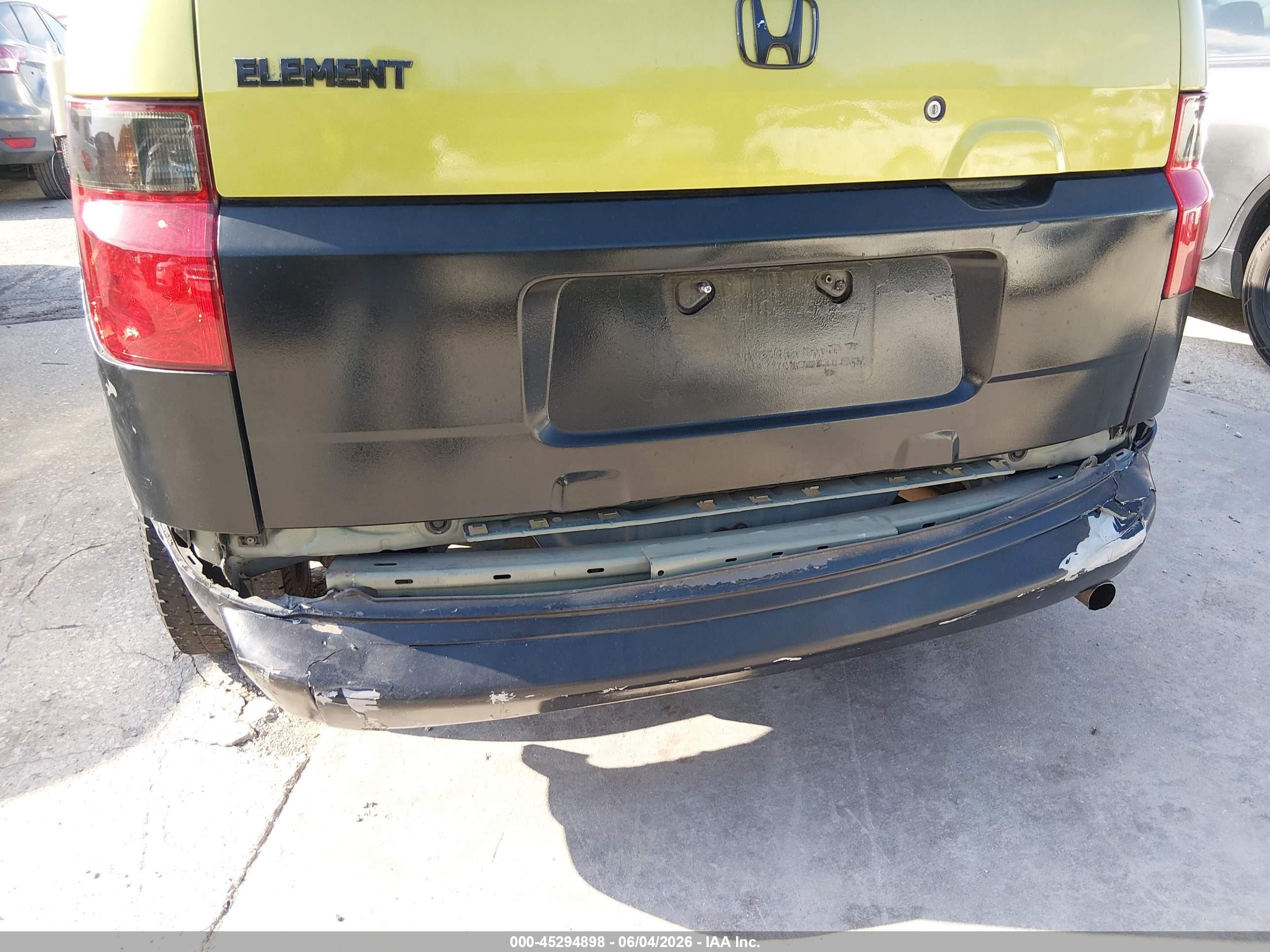 2003 Honda Element Ex Green vin: 5J6YH28573L020041