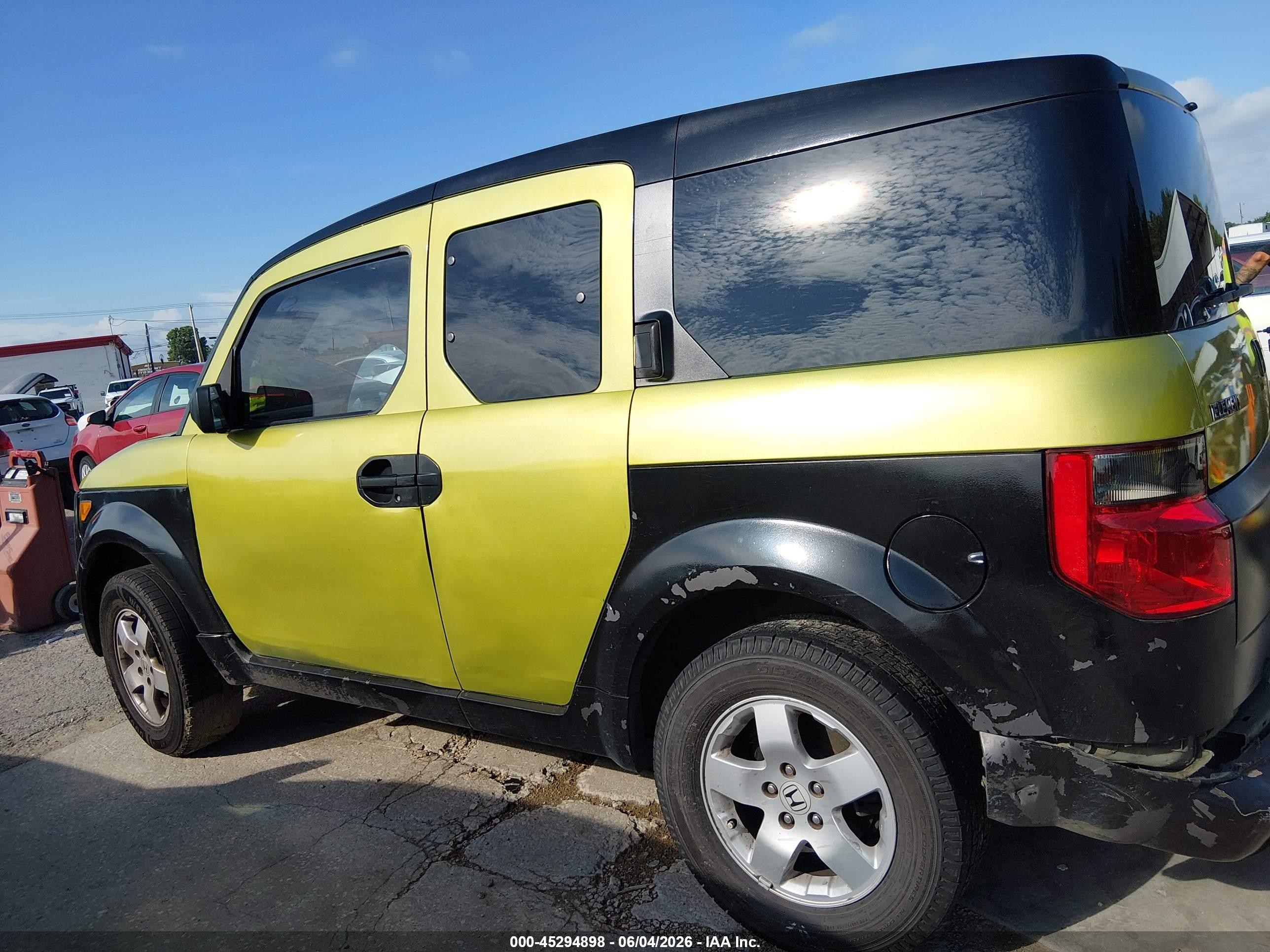2003 Honda Element Ex Green vin: 5J6YH28573L020041