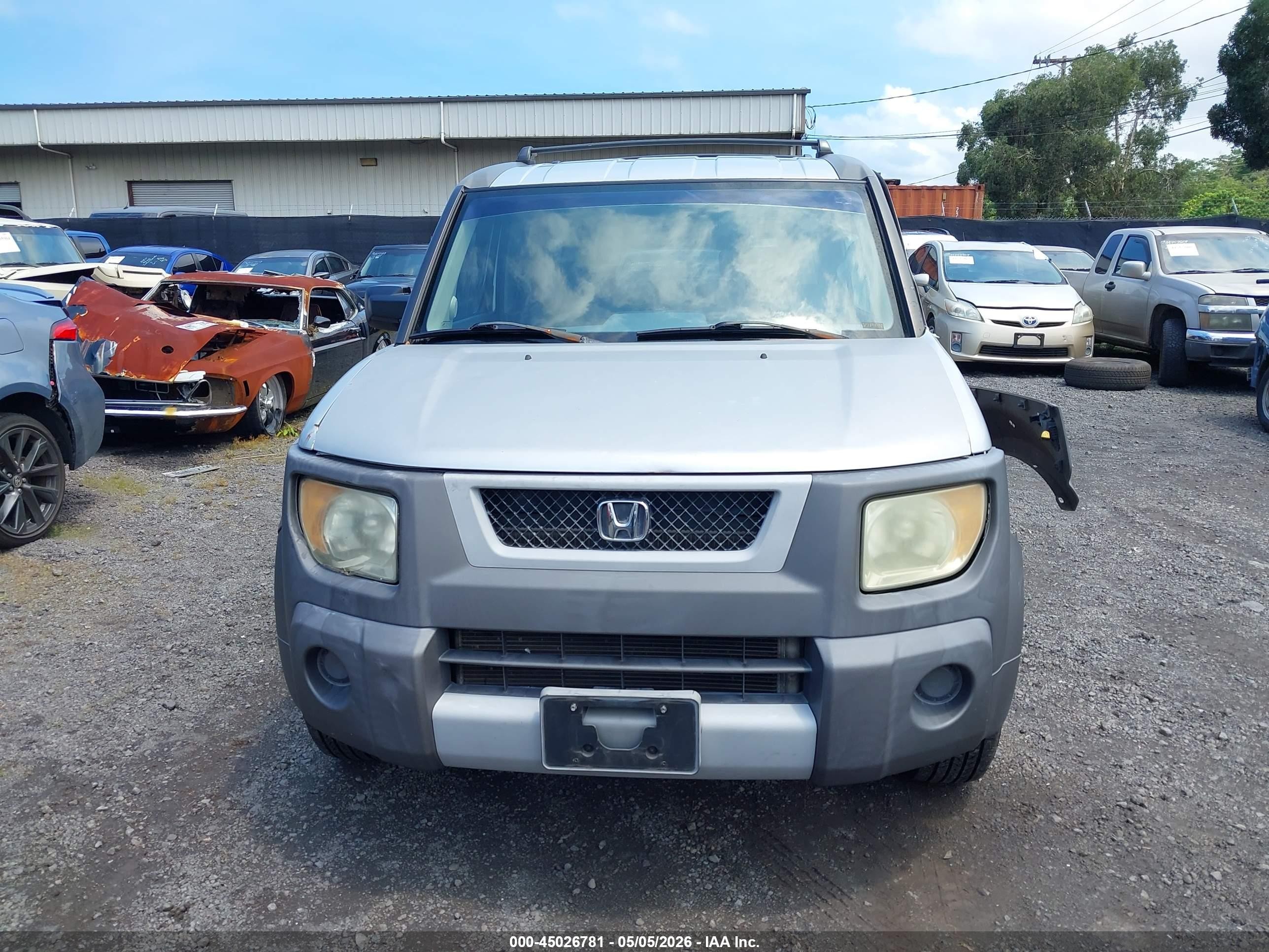 2003 Honda Element Ex Silver vin: 5J6YH28573L024669