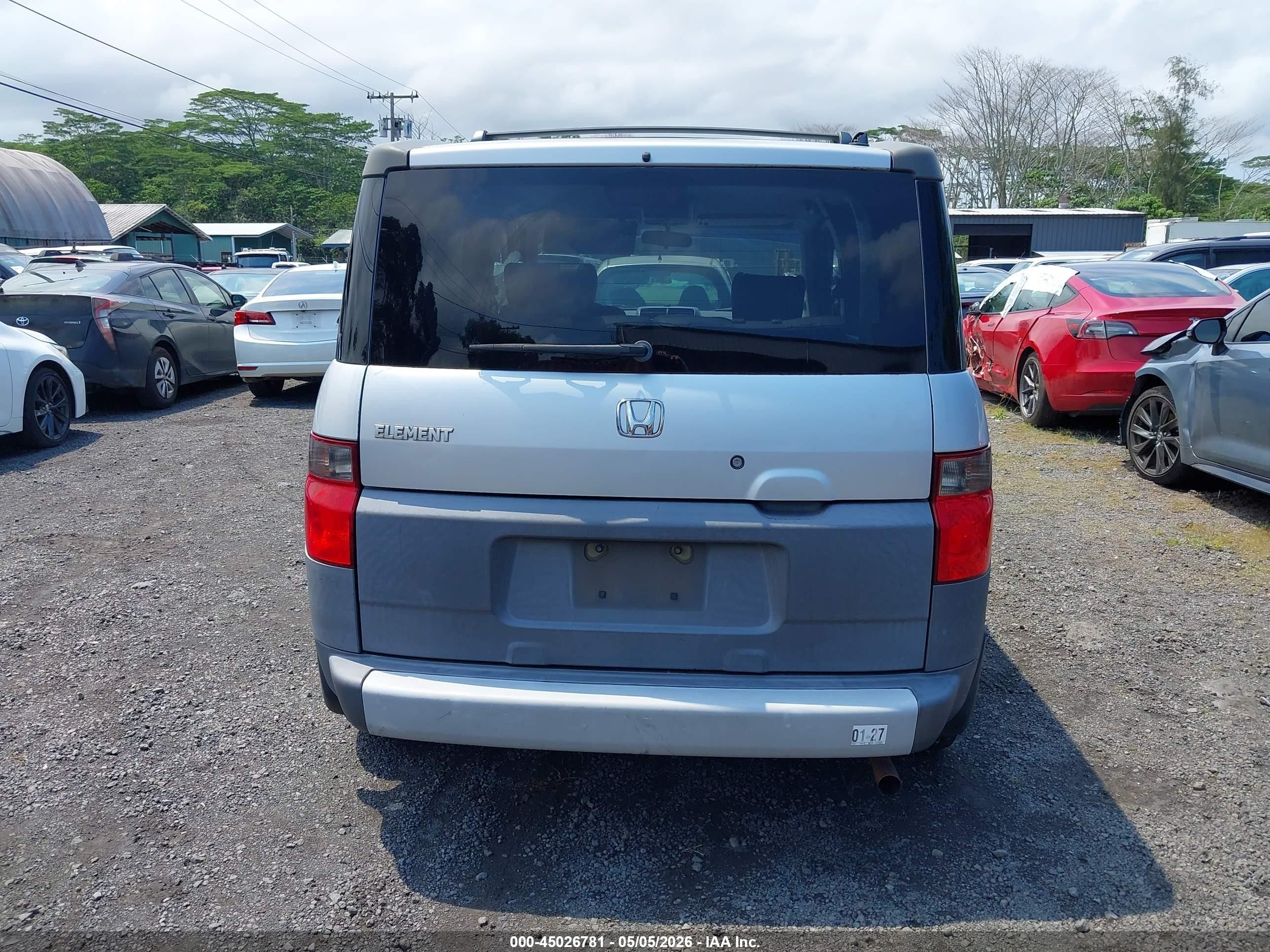2003 Honda Element Ex Silver vin: 5J6YH28573L024669