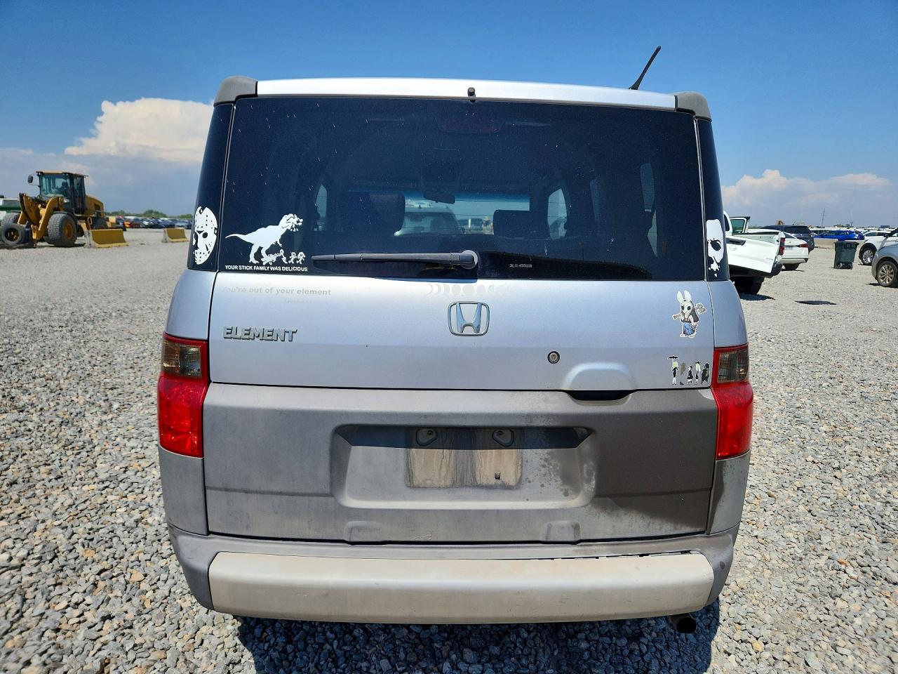 2003 Honda Element Ex Silver vin: 5J6YH28573L045568