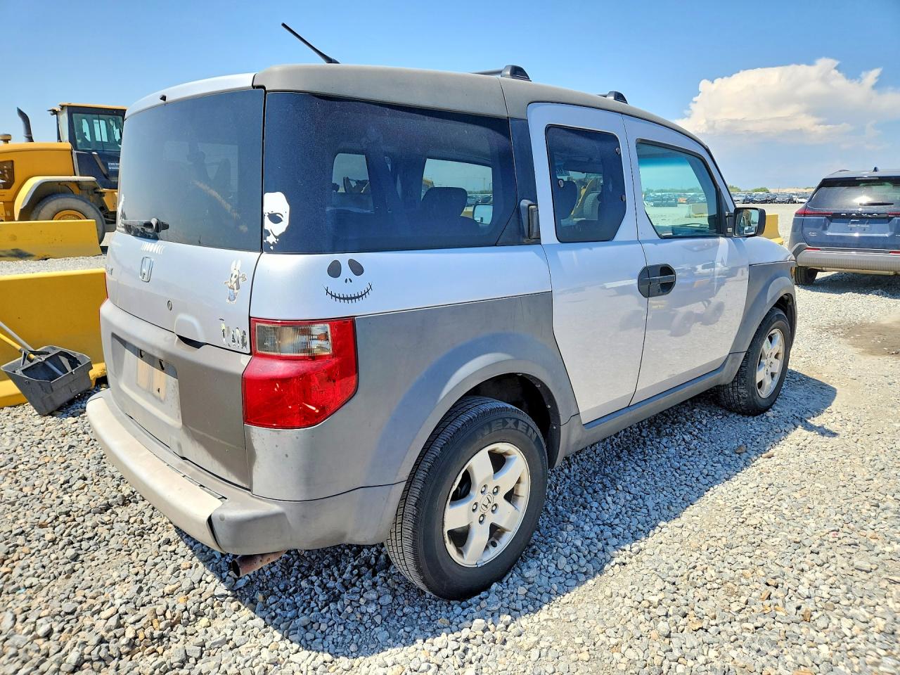 2003 Honda Element Ex Silver vin: 5J6YH28573L045568