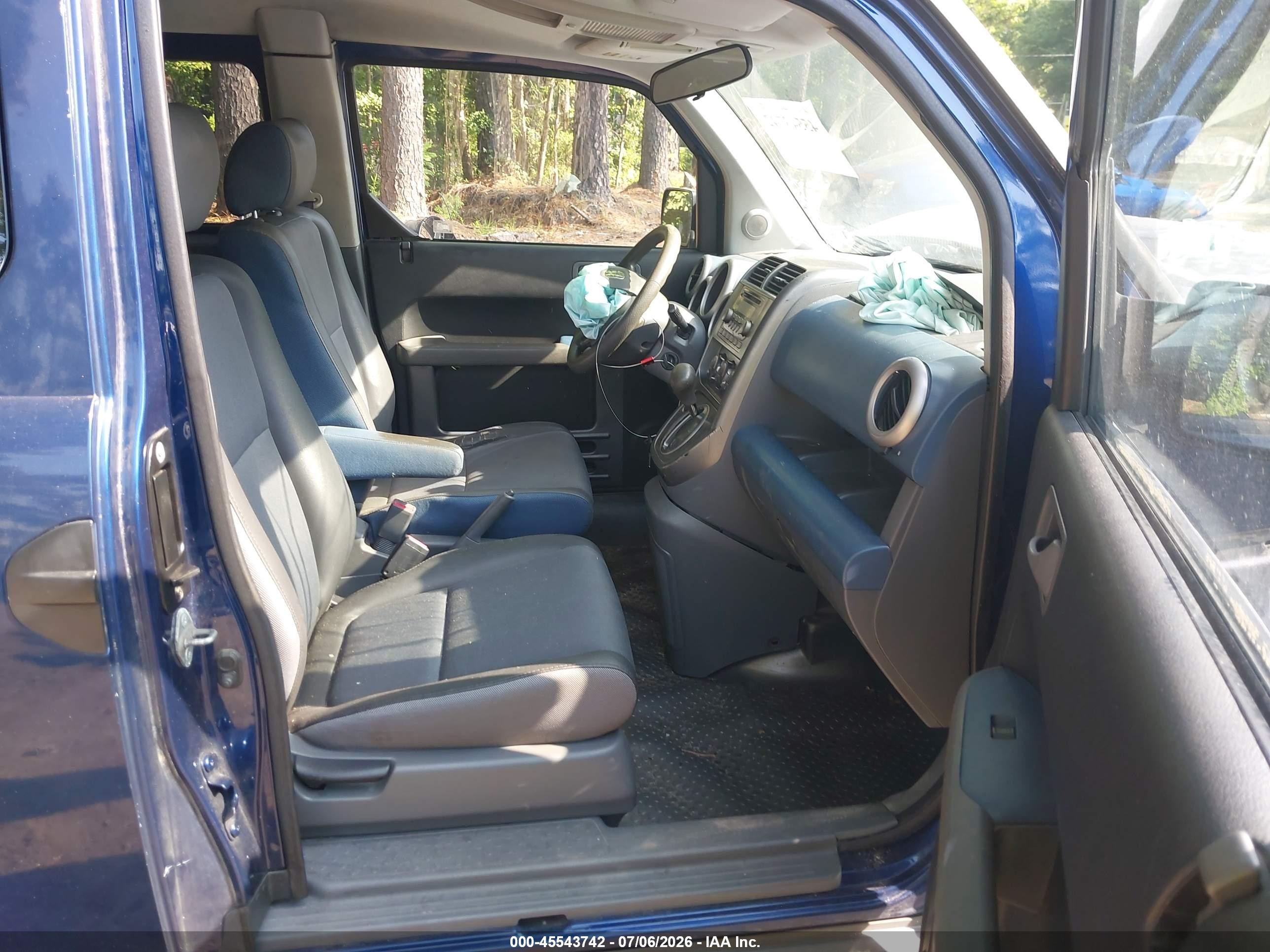 2003 Honda Element Ex Blue vin: 5J6YH28573L048986