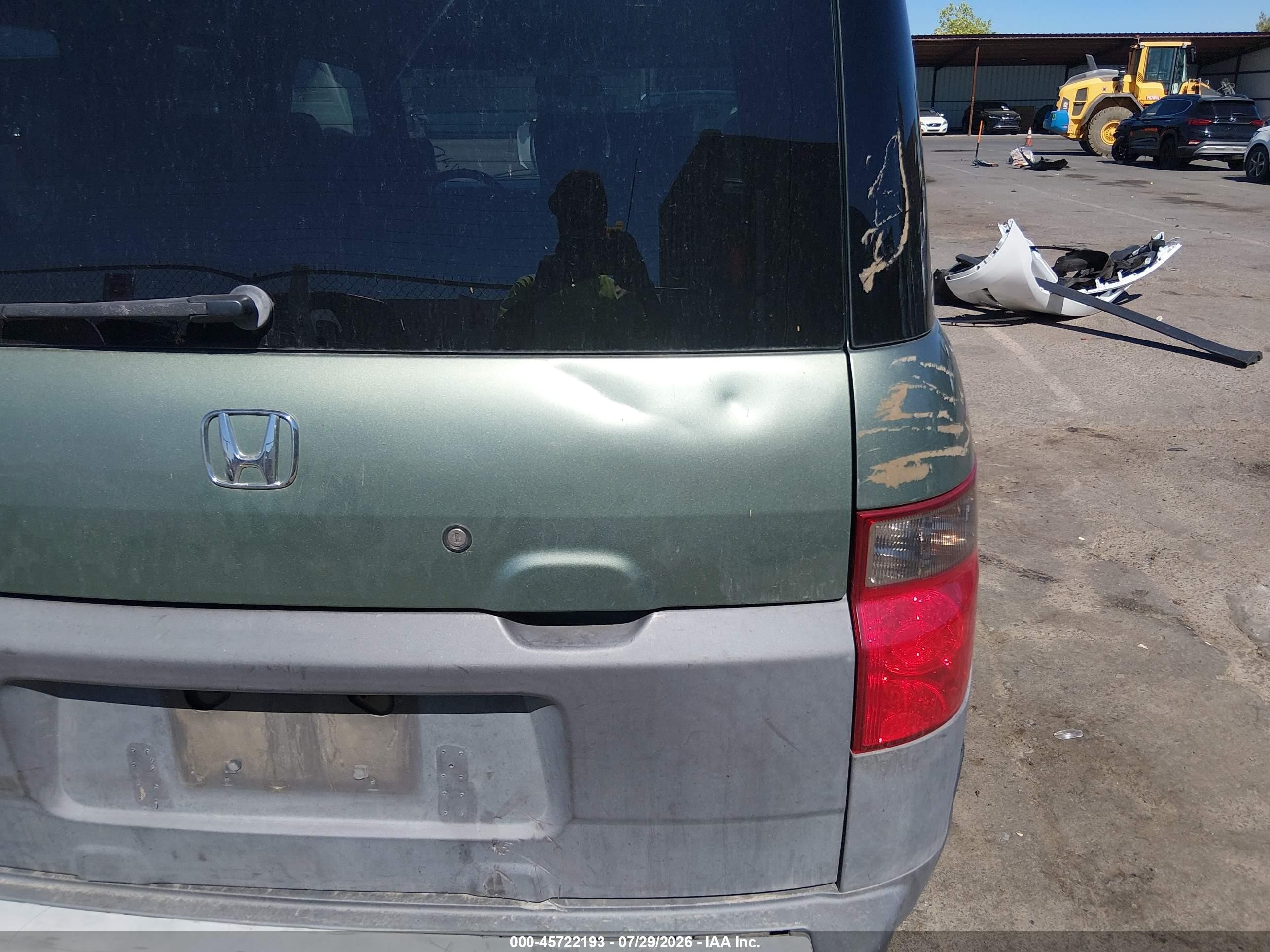 2004 Honda Element Ex Green vin: 5J6YH28574L010725