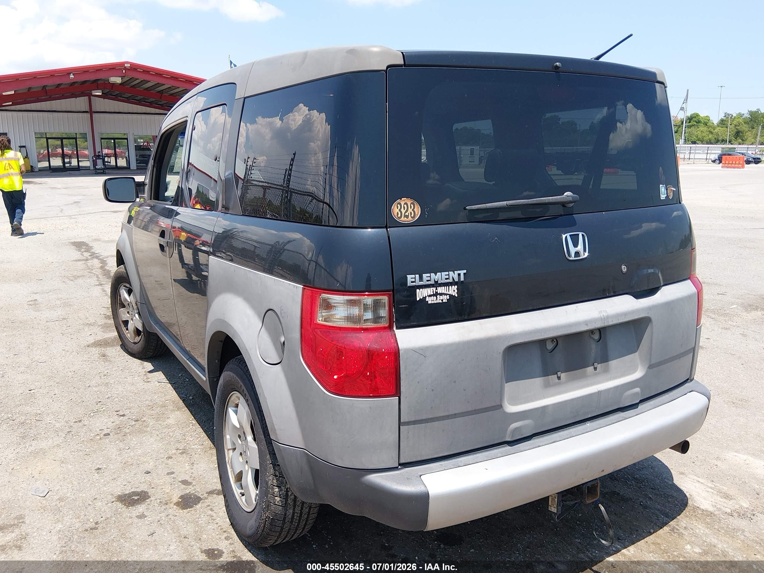2004 Honda Element Ex Black vin: 5J6YH28574L030098