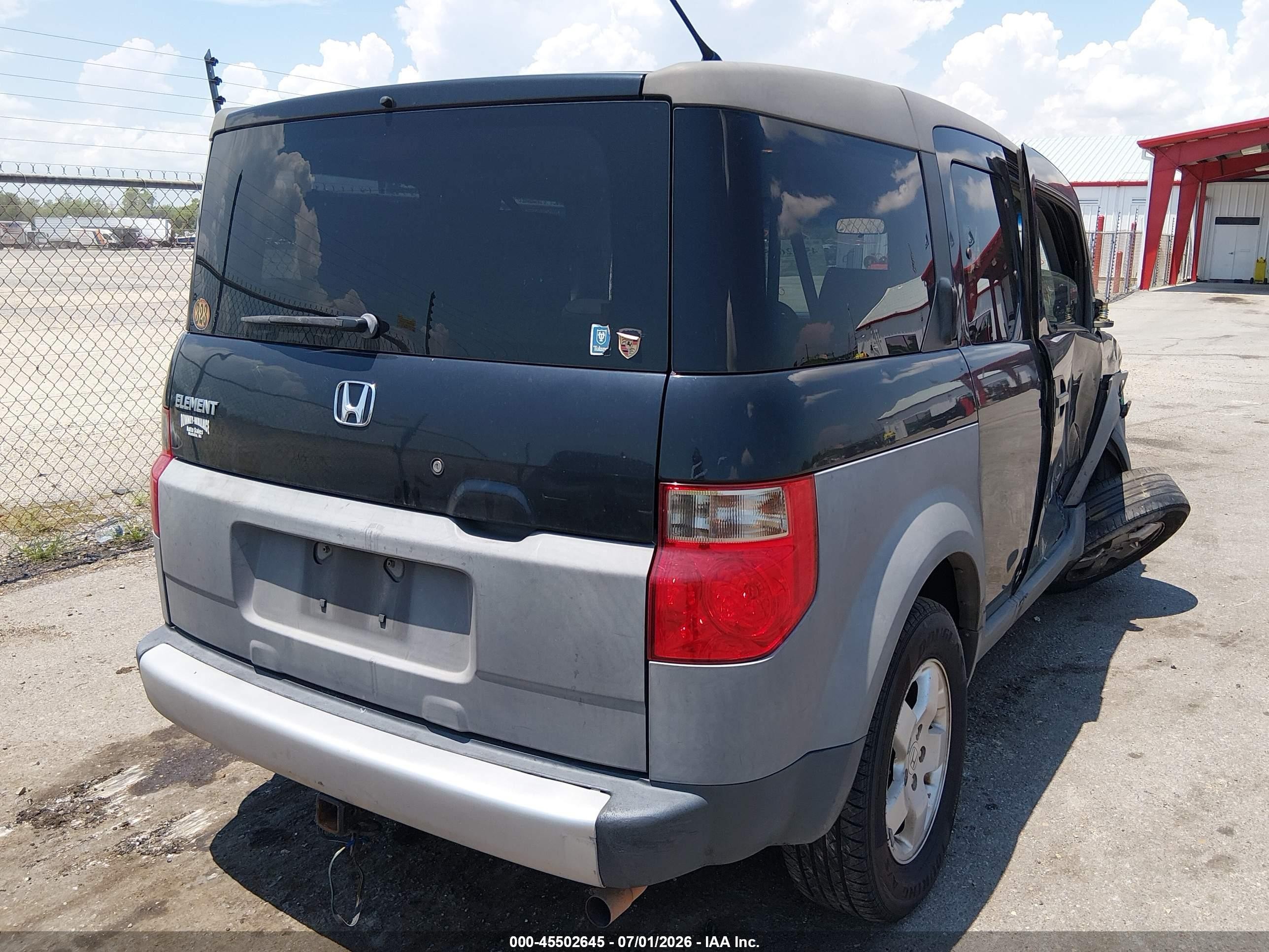 2004 Honda Element Ex Black vin: 5J6YH28574L030098