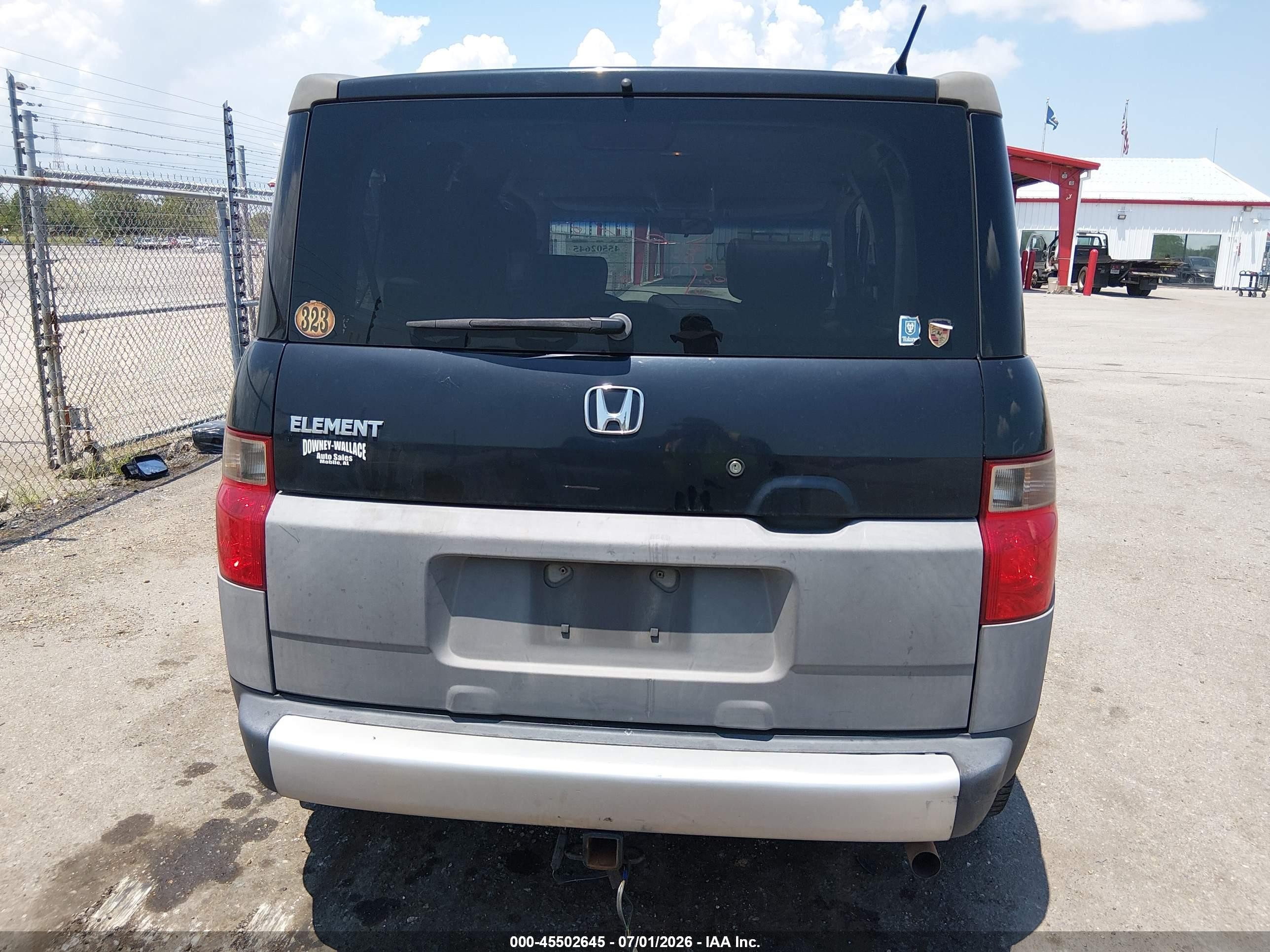 2004 Honda Element Ex Black vin: 5J6YH28574L030098