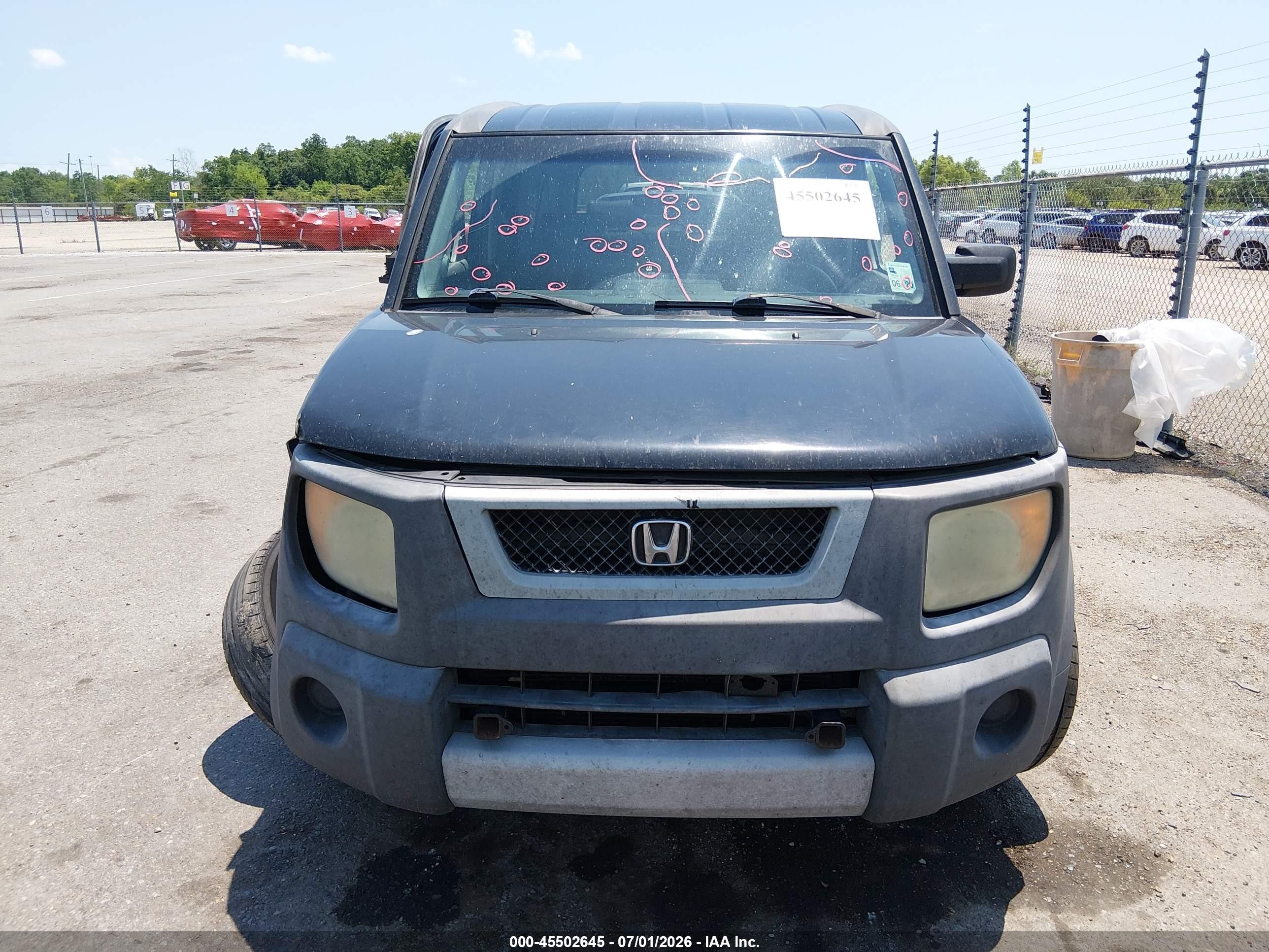 2004 Honda Element Ex Black vin: 5J6YH28574L030098