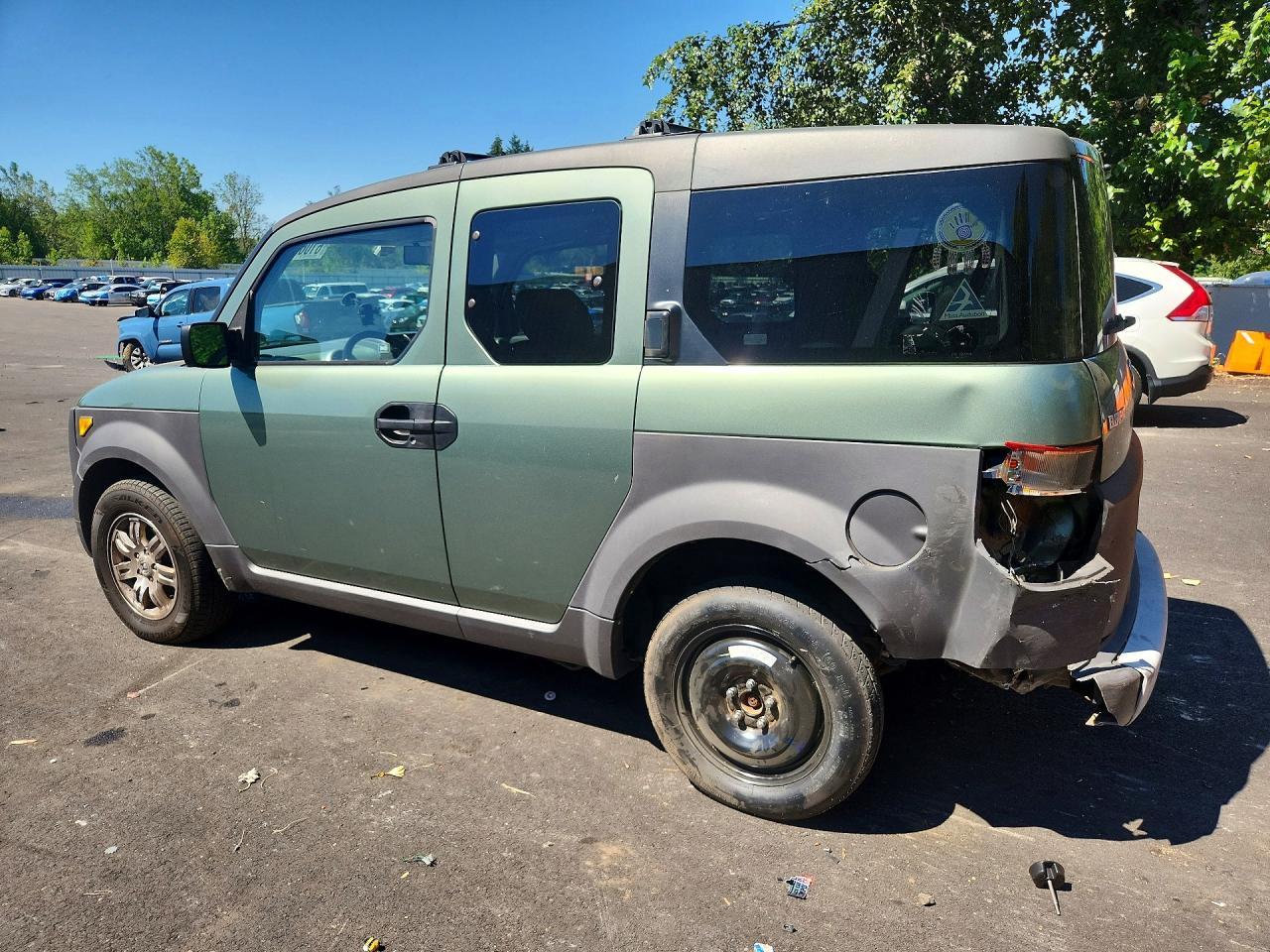 2004 Honda Element Ex Green vin: 5J6YH28574L033230