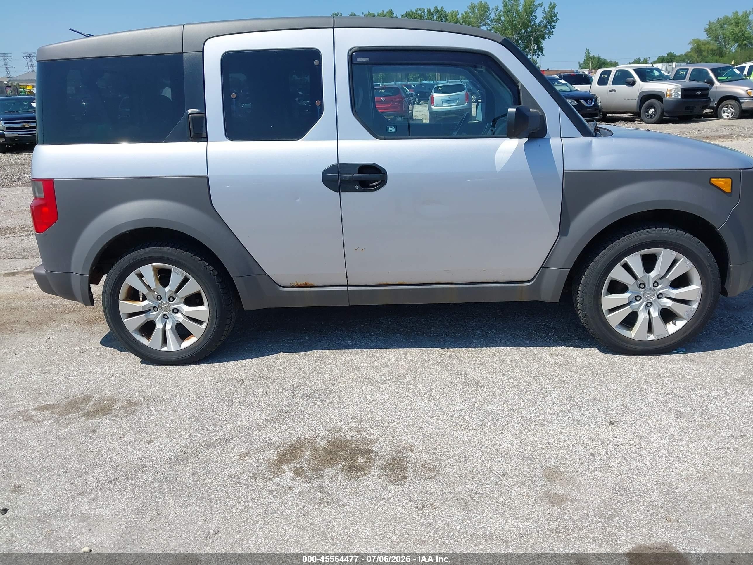 2003 Honda Element Ex Silver vin: 5J6YH28583L011591