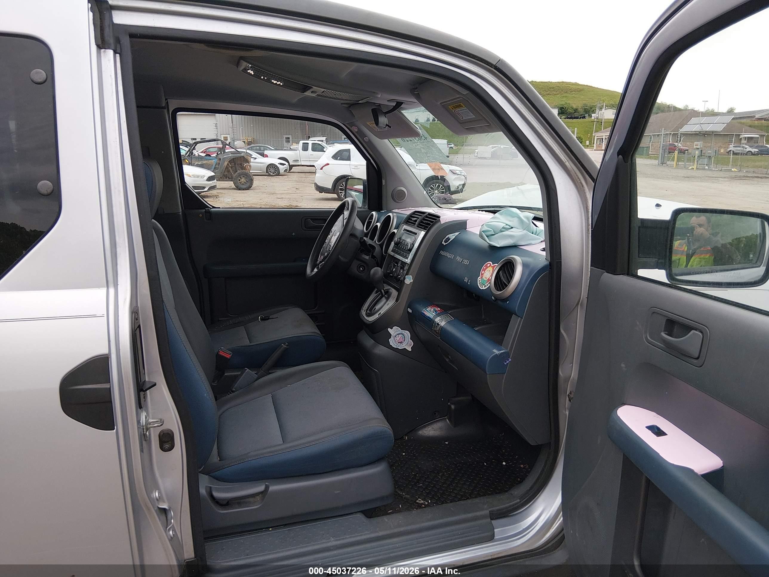 2003 Honda Element Ex Silver vin: 5J6YH28583L017696