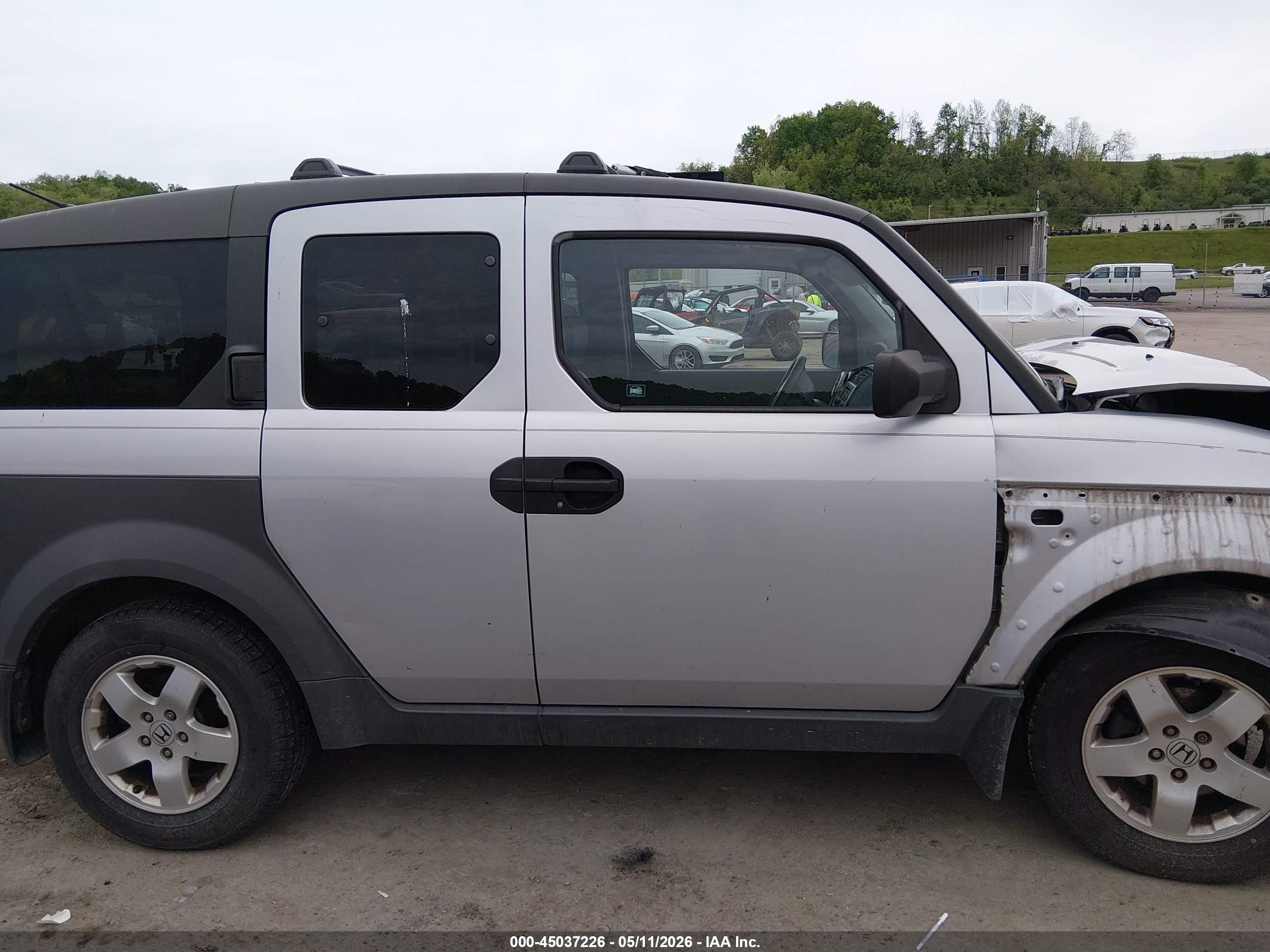 2003 Honda Element Ex Silver vin: 5J6YH28583L017696