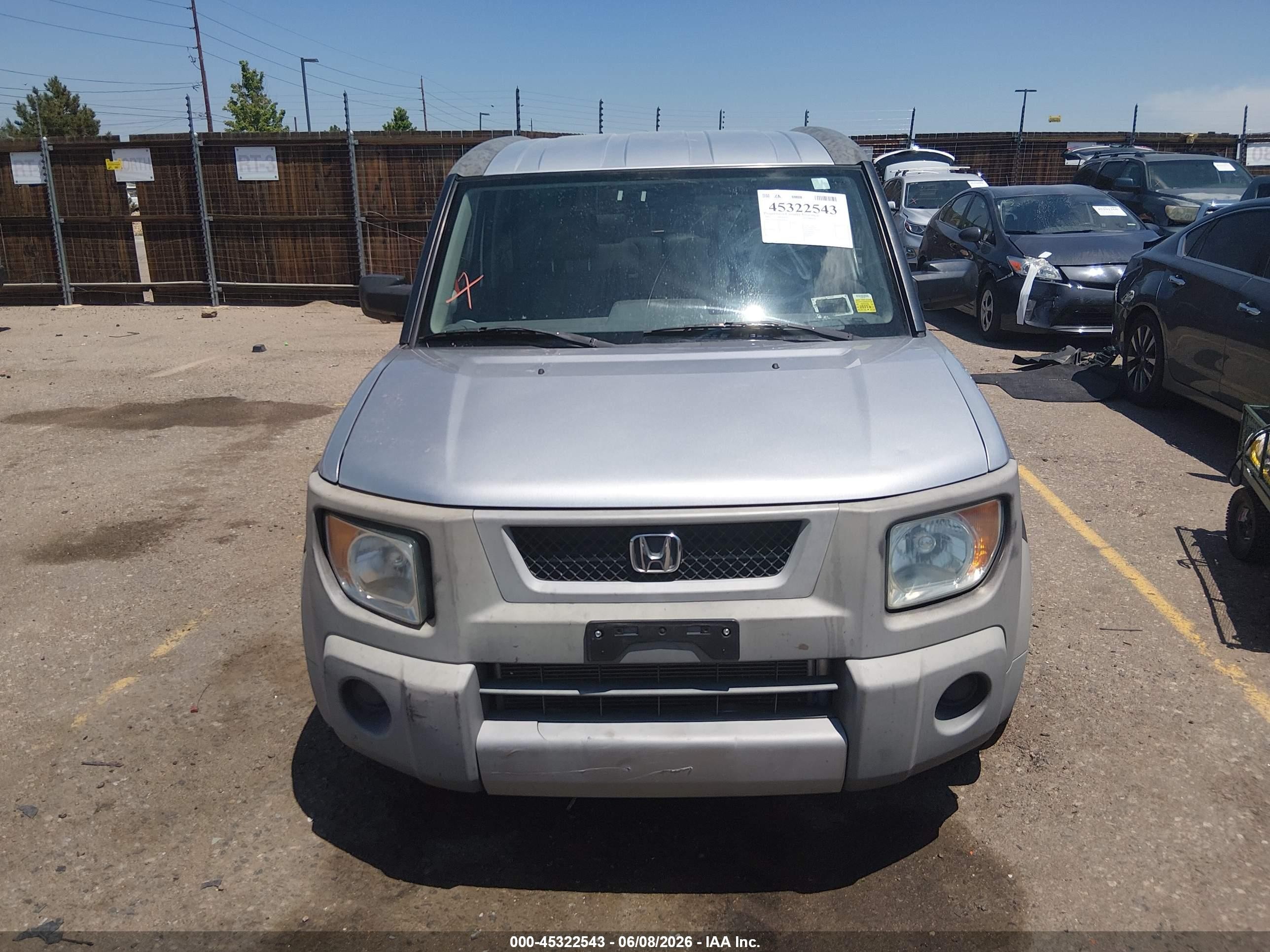 2003 Honda Element Ex Silver vin: 5J6YH28583L039245