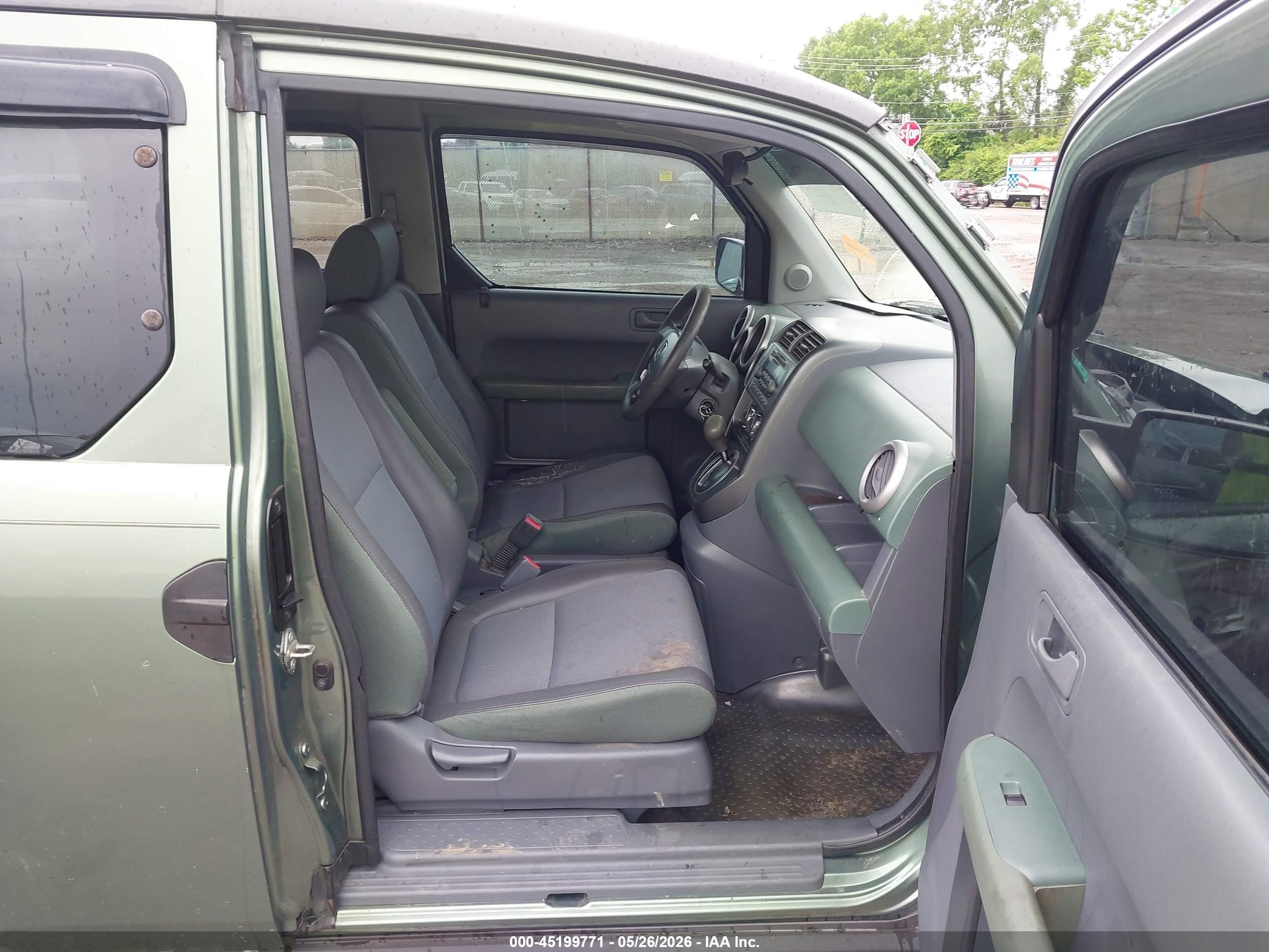 2004 Honda Element Ex Green vin: 5J6YH28584L021538