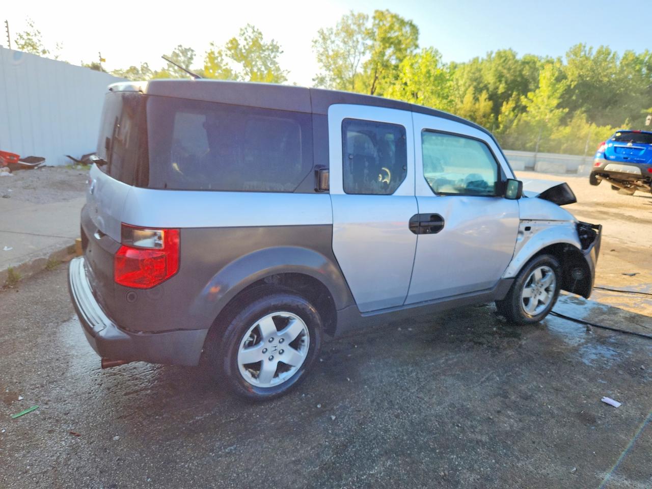 2004 Honda Element Ex Silver vin: 5J6YH28584L032877