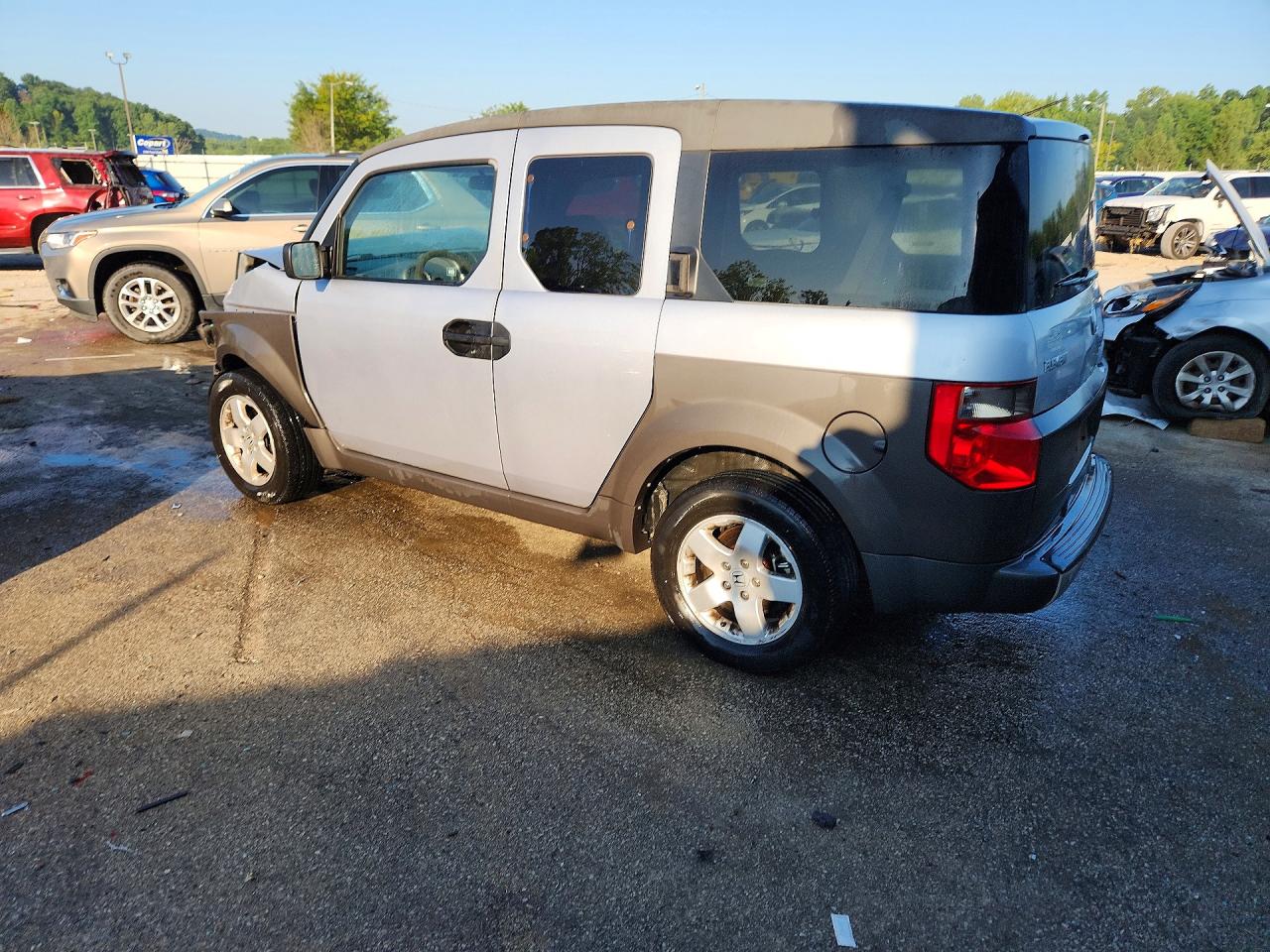 2004 Honda Element Ex Silver vin: 5J6YH28584L032877