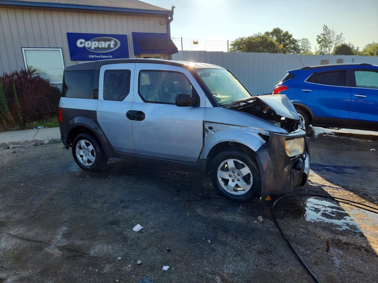 2004 Honda Element Ex Silver vin: 5J6YH28584L032877