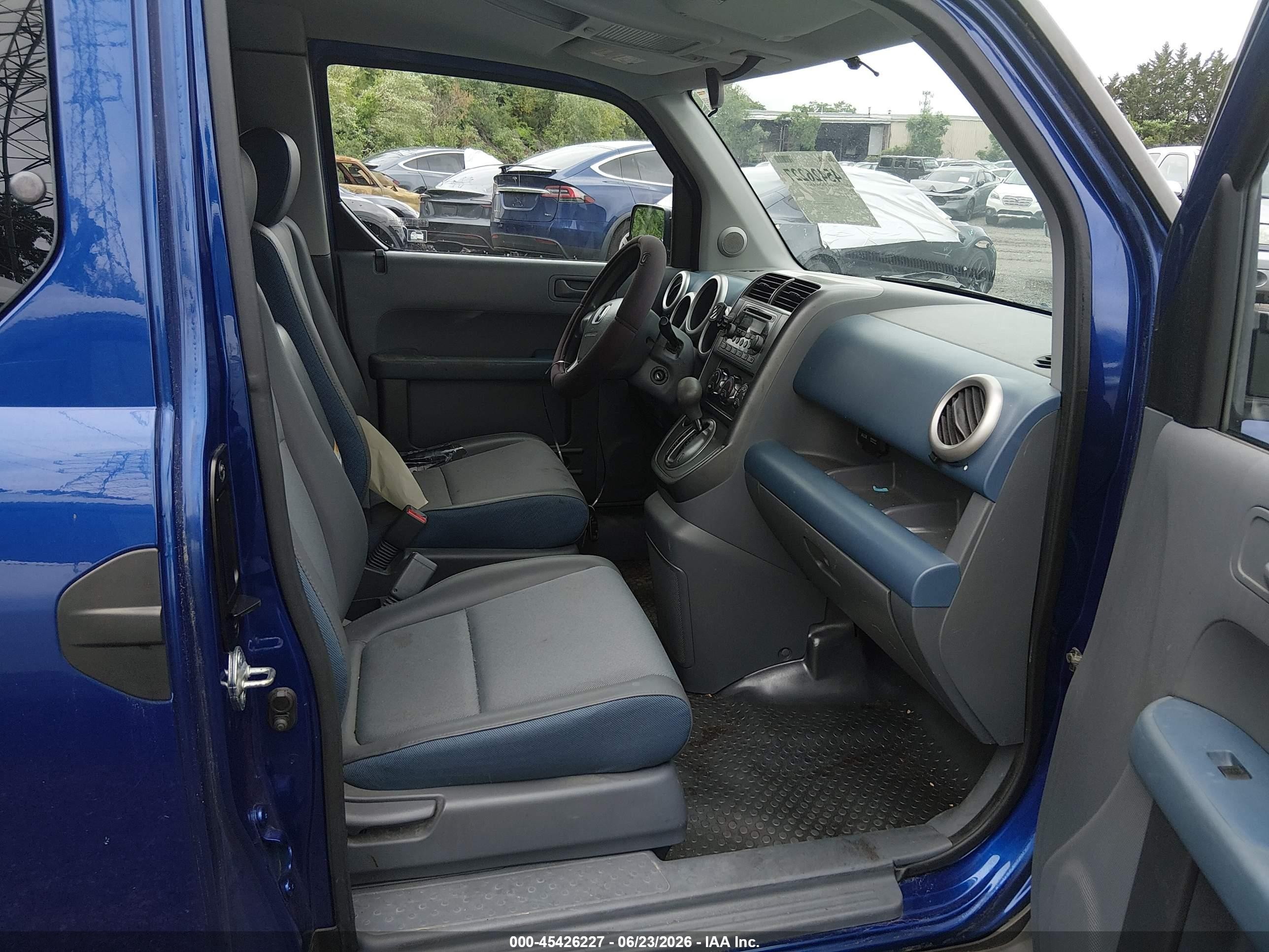 2004 Honda Element Ex Blue vin: 5J6YH28584L037514