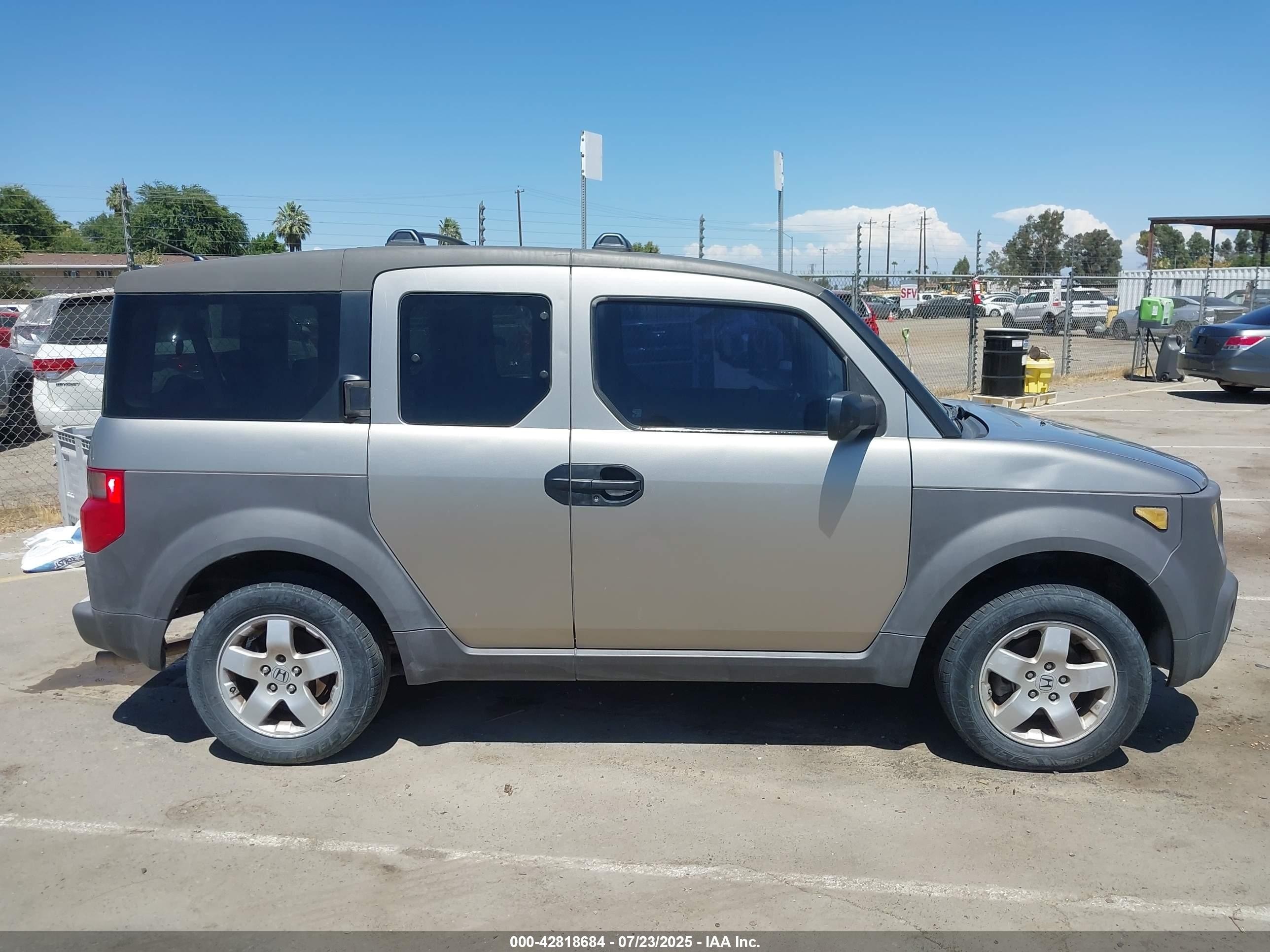 2003 Honda Element Ex Gray vin: 5J6YH28593L001412
