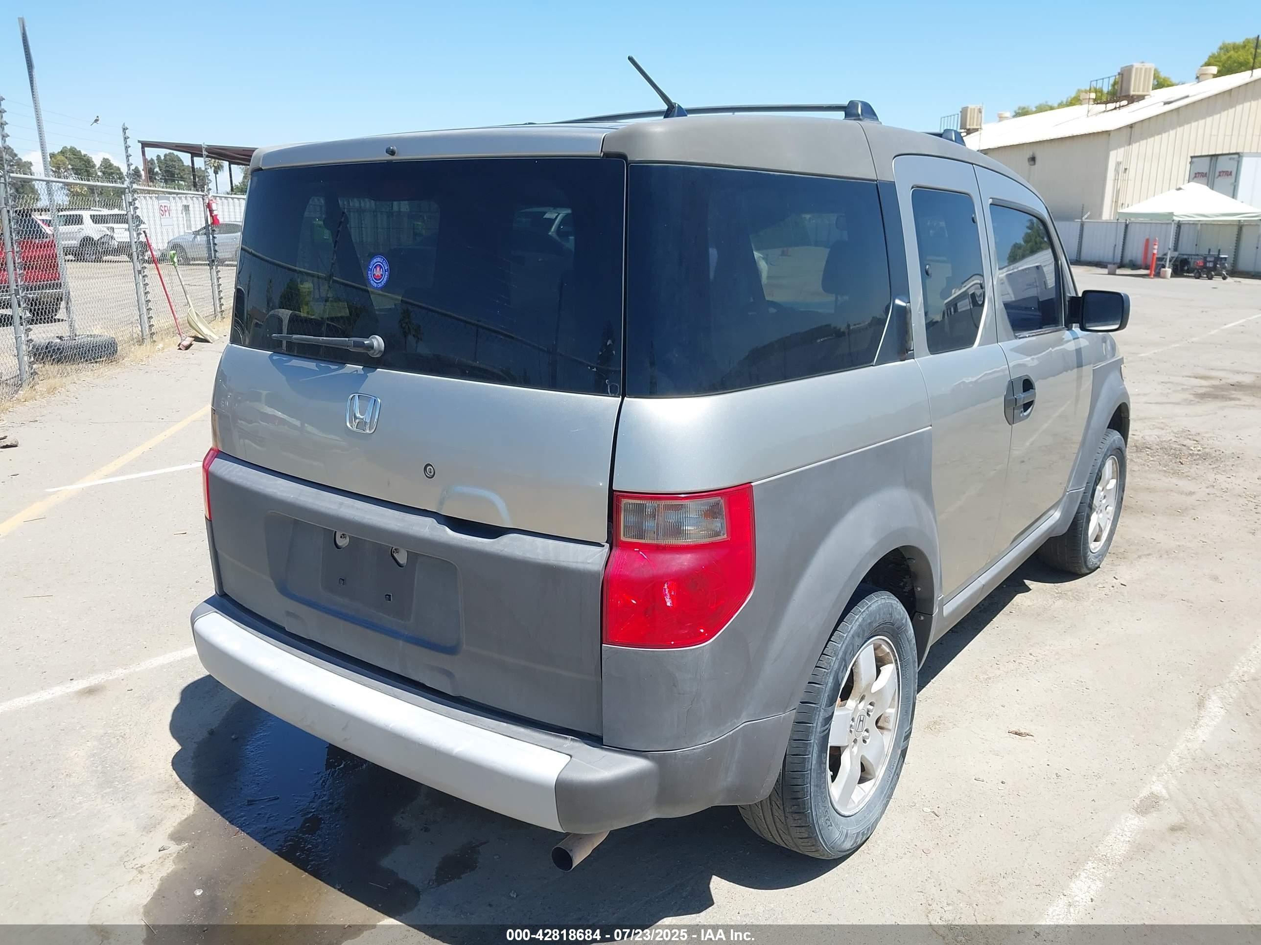 2003 Honda Element Ex Gray vin: 5J6YH28593L001412