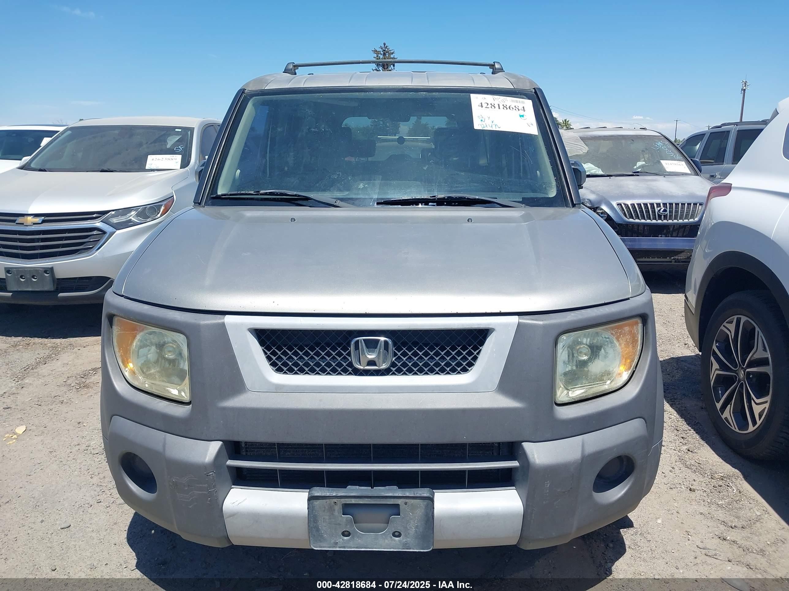 2003 Honda Element Ex Gray vin: 5J6YH28593L001412