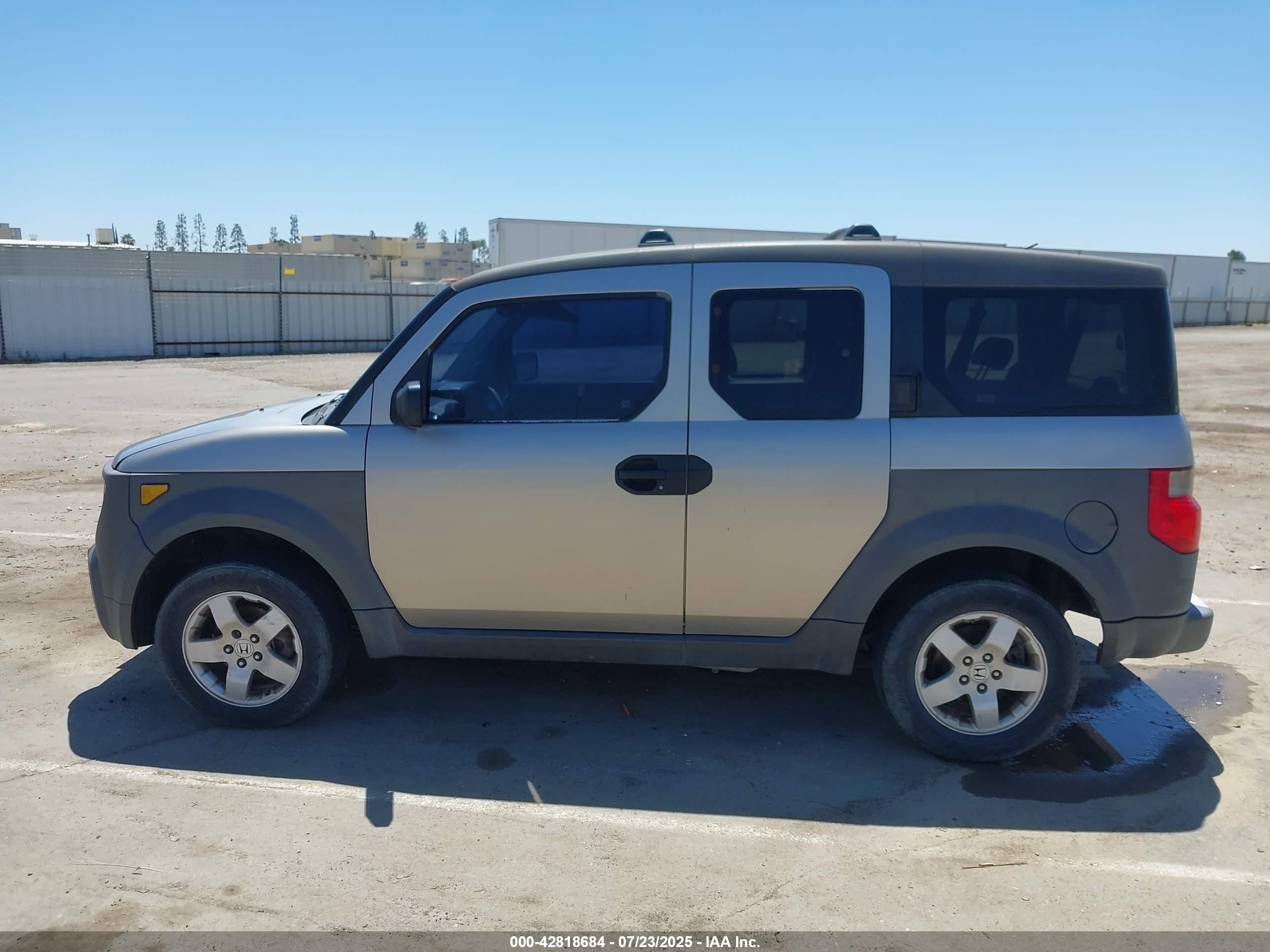 2003 Honda Element Ex Gray vin: 5J6YH28593L001412